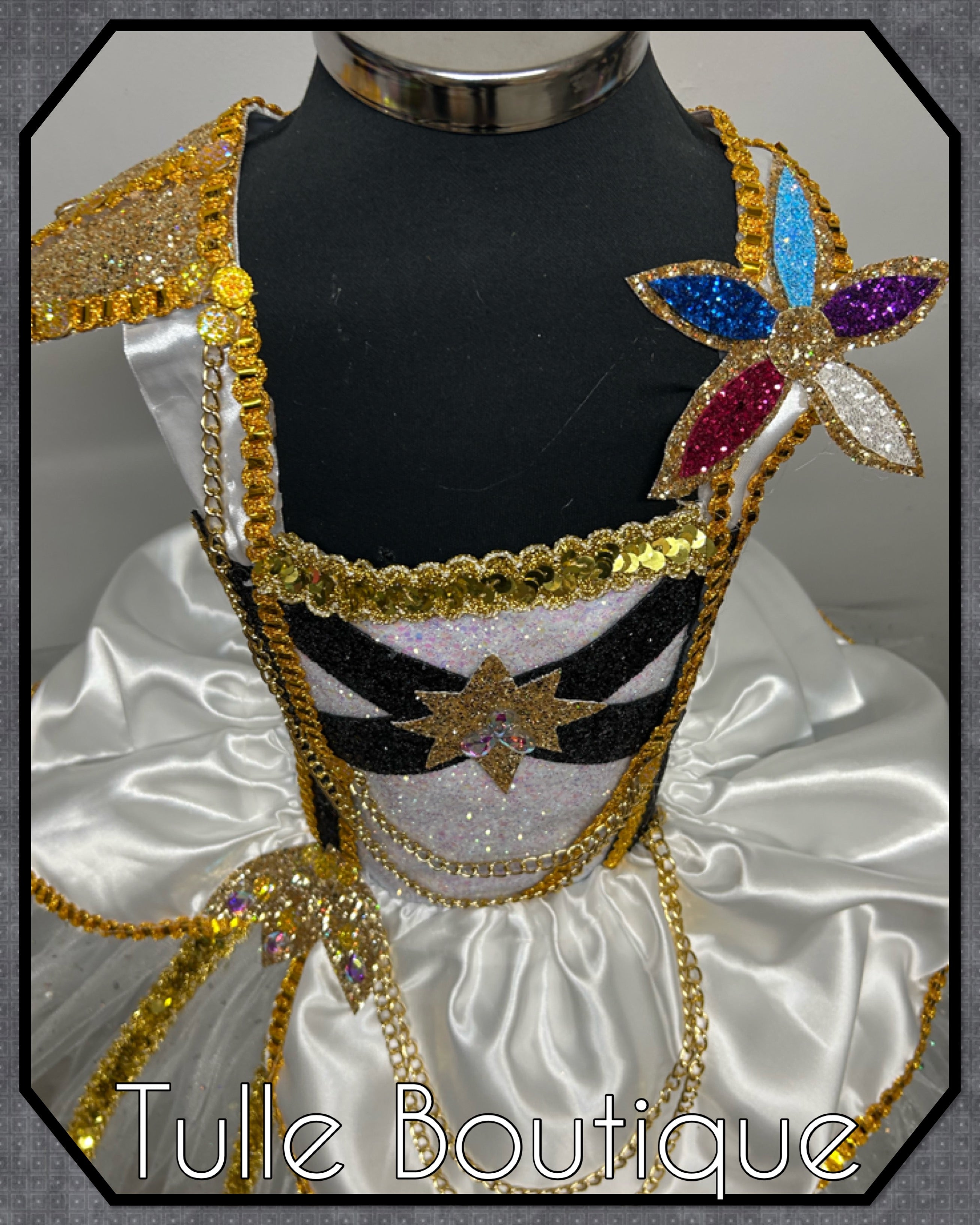 Girls toddlers Kpop Demon hunters Rumi Golden tutu dress, ballgown, fancy dress costume