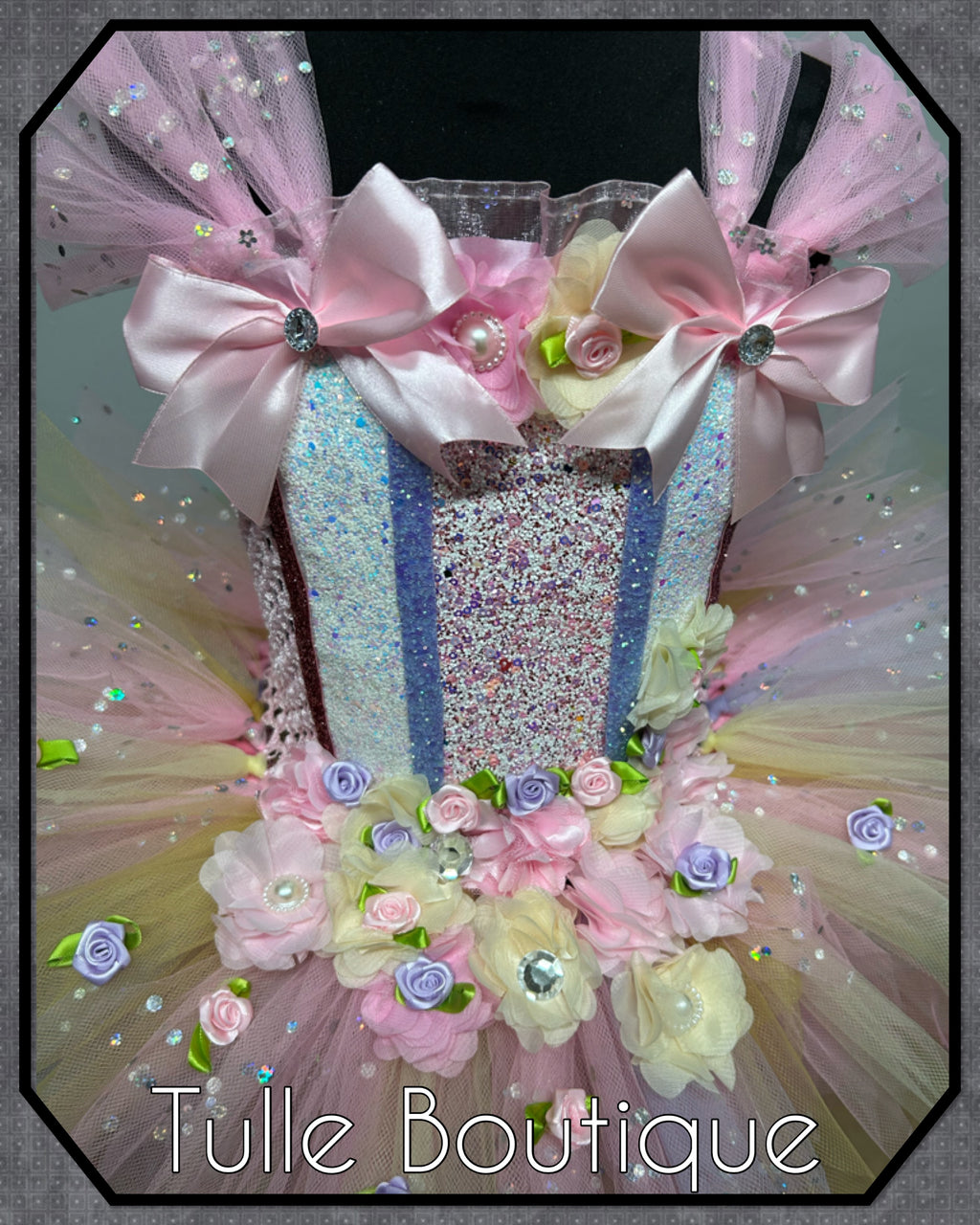 Girls toddlers Lila fairy tutu dress pinks and nude, ballgown, fancy dress costume