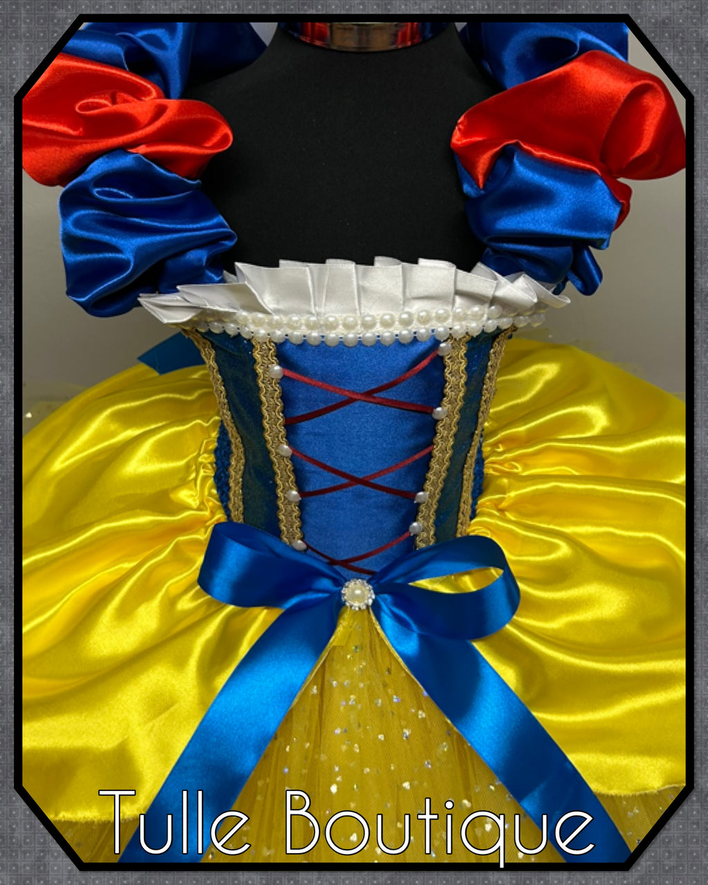 Girls toddlers Snow White Princess tutu birthday party dress,ballgown, fancy dress costume