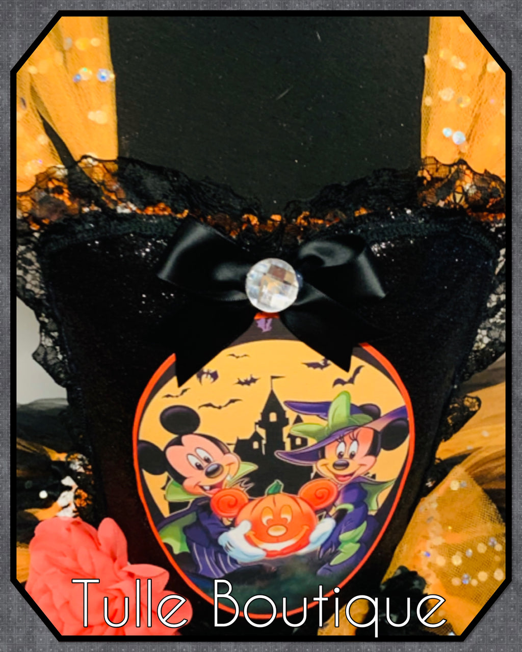 Girls toddlers Mickey and Minnie Mouse Halloween dress, ballgown, book day fancy dress costume