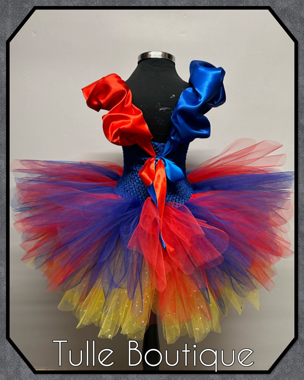 Girls toddlers The Amazing Digital Circus Jester clown tutu dress, ballgown, Pomni fancy dress costume