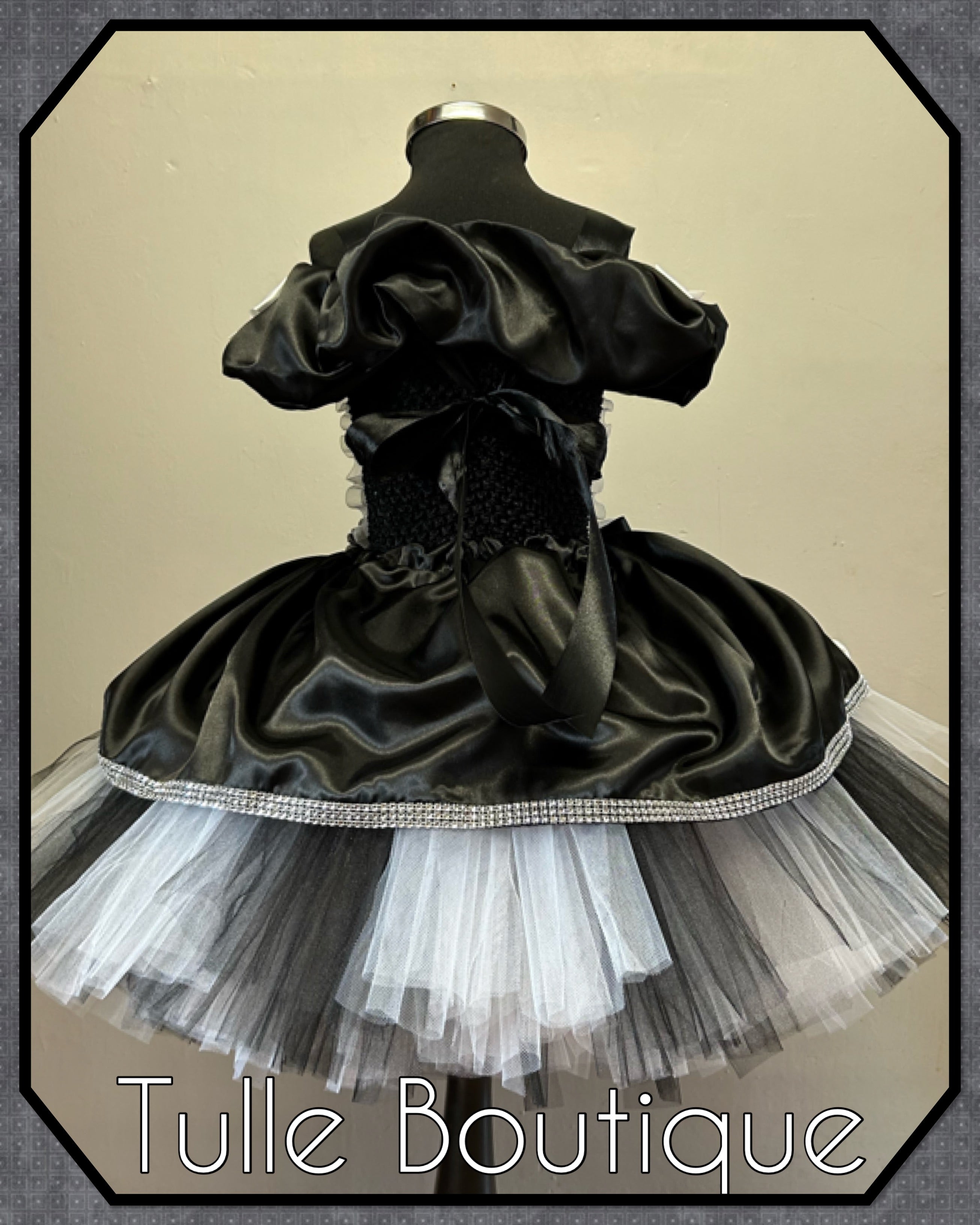 Girls toddlers Jack Skellington Princess tutu dress,Halloween ballgown, fancy dress costume