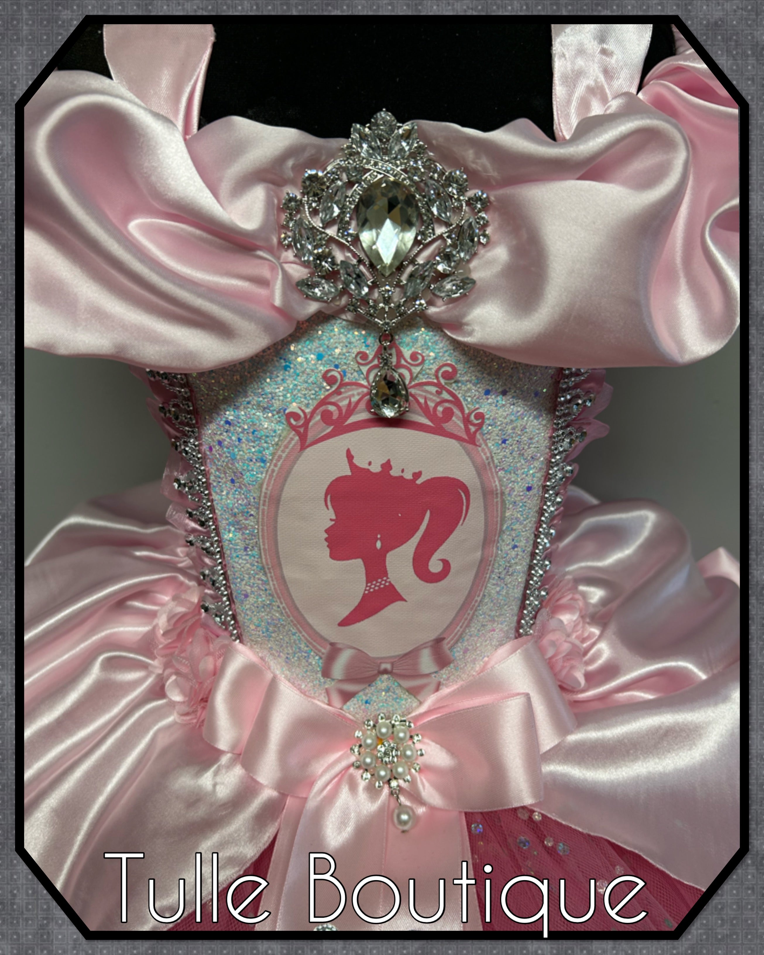 Girls toddlers Barbie pink  Princess tutu dress, birthday ballgown, fancy dress costume