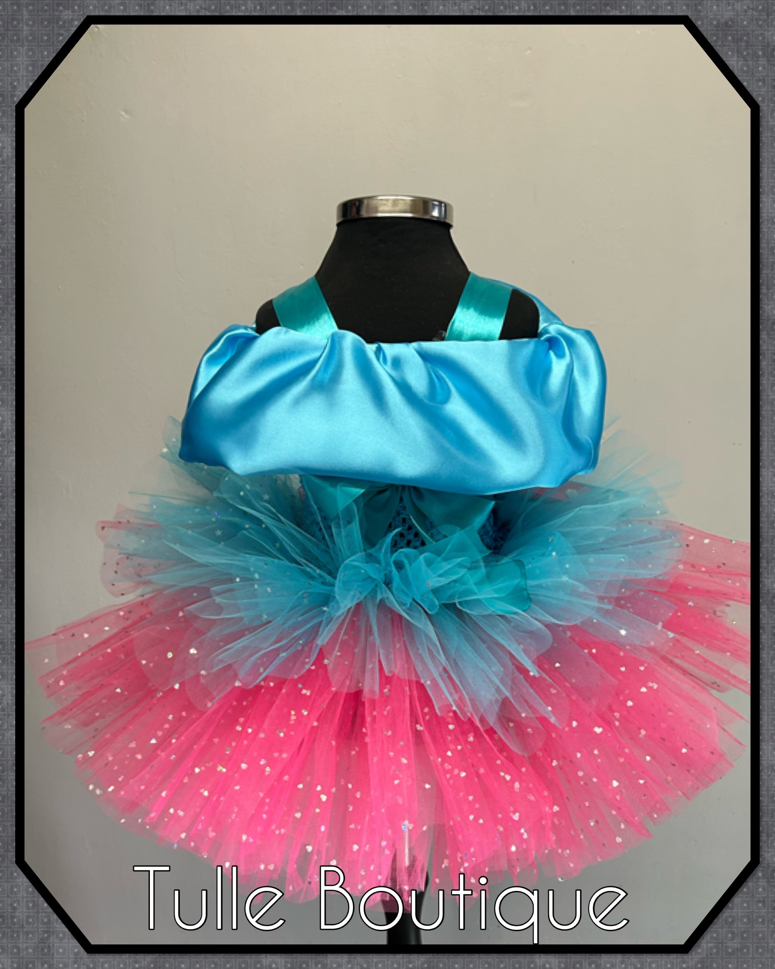Girls toddlers Trolls Princess Poppy tutu dress, ballgown, fancy dress costume