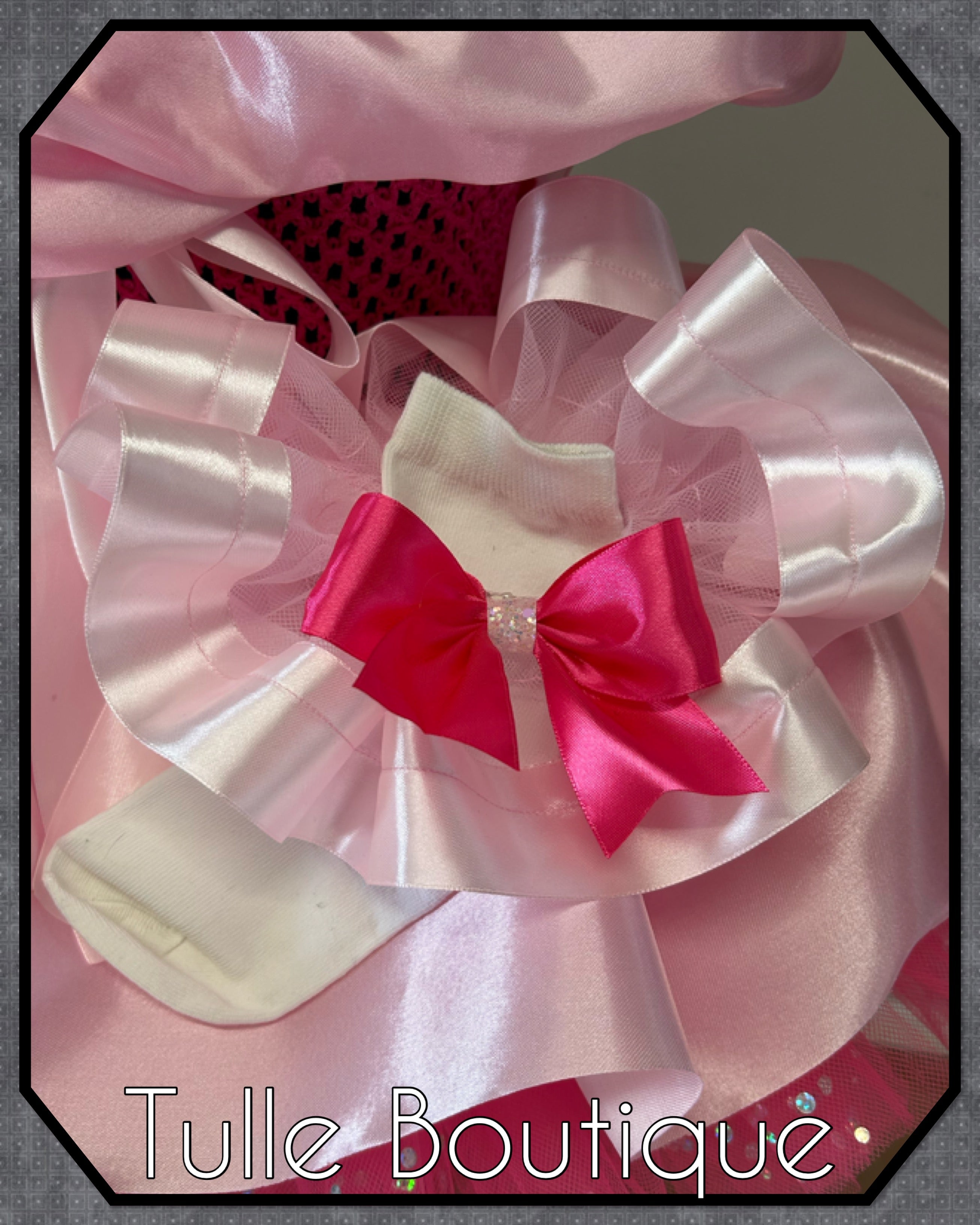 Girls toddlers Princess peppa pig pink tutu dress, birthday ballgown, fancy dress costume