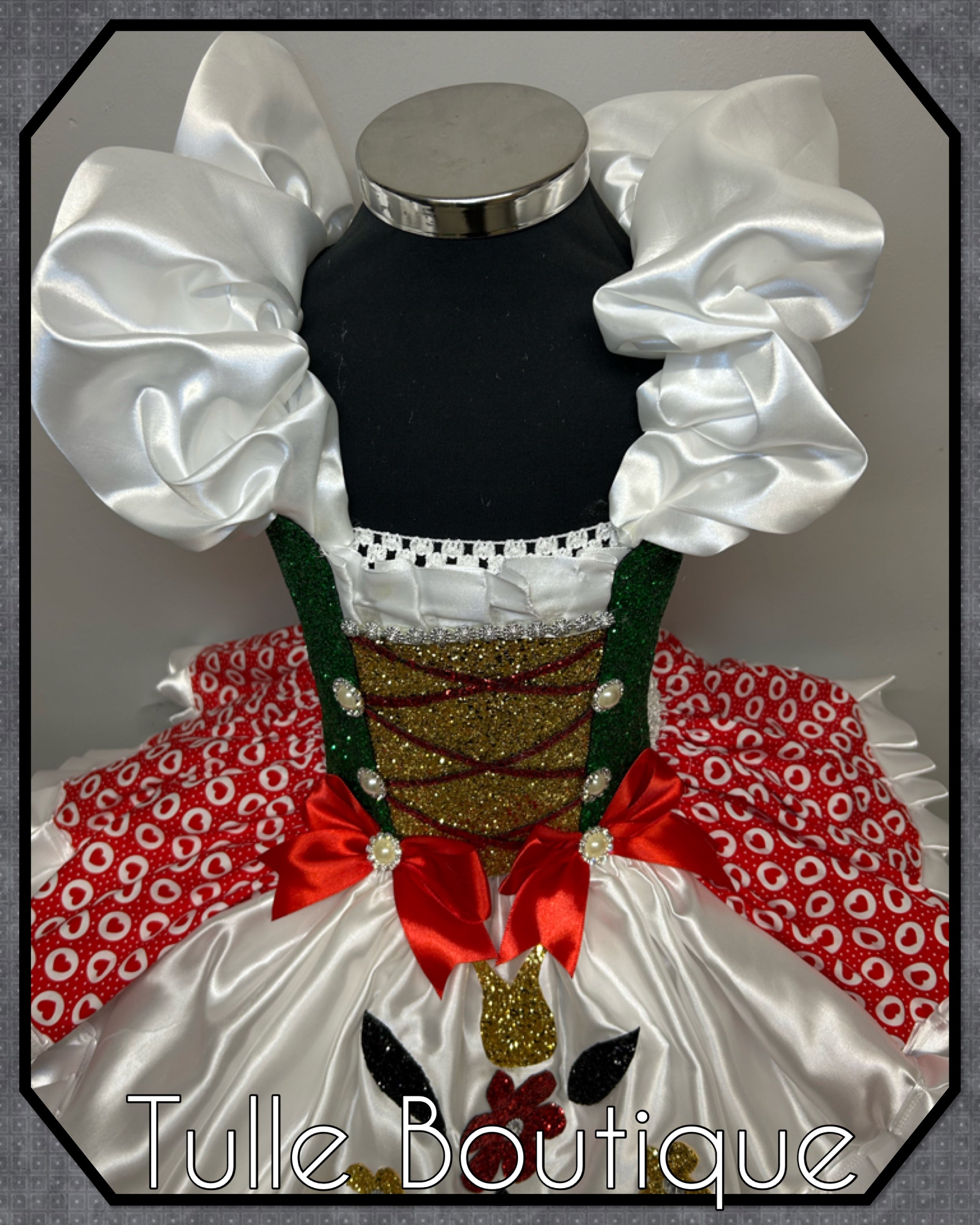 Girls toddlers Doll on a music box tutu dress, chitty chitty bang bang ballgown, fancy dress costume