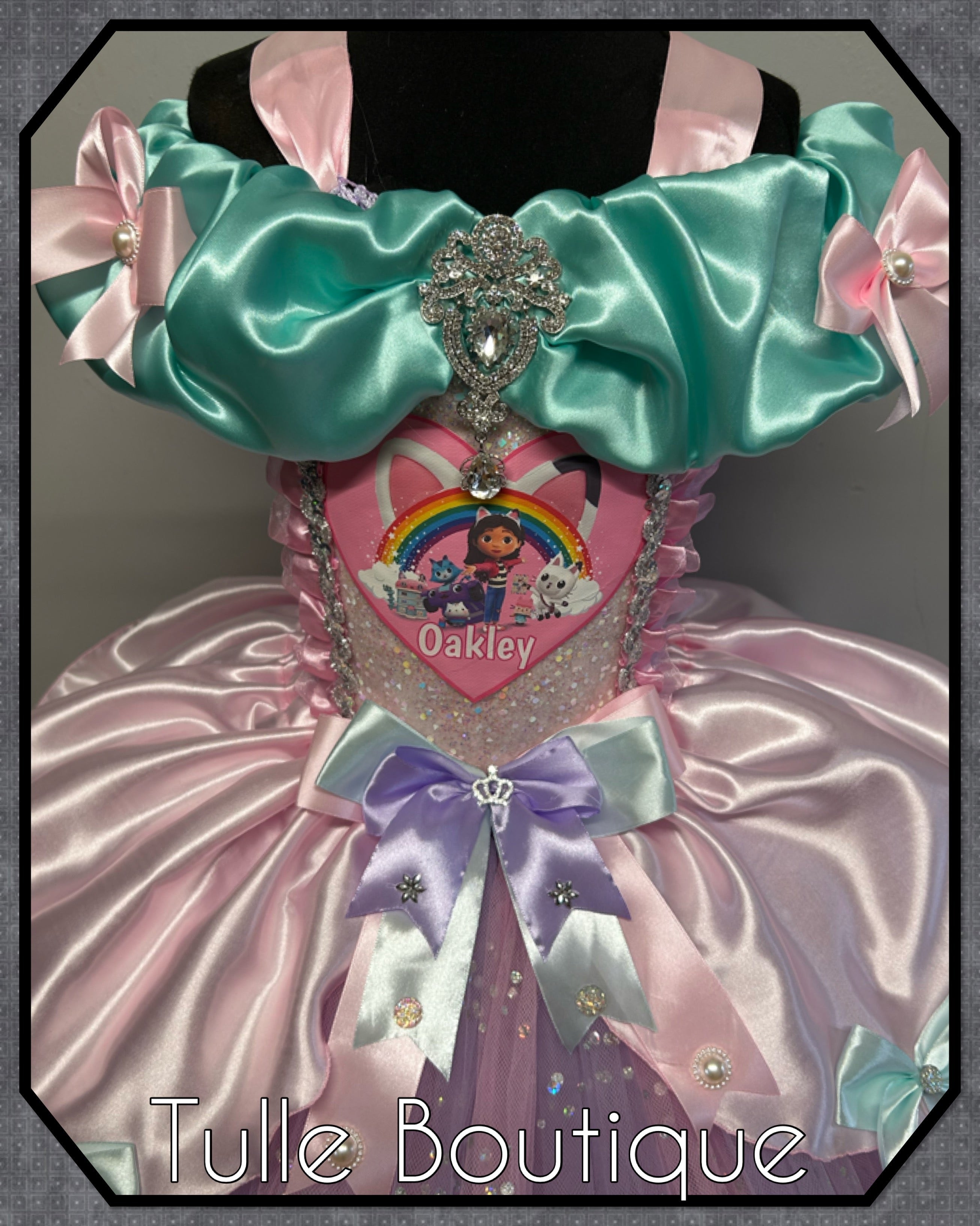 Girls toddlers Gabby’s Doll’s House princess tutu dress,ballgown, fancy dress costume