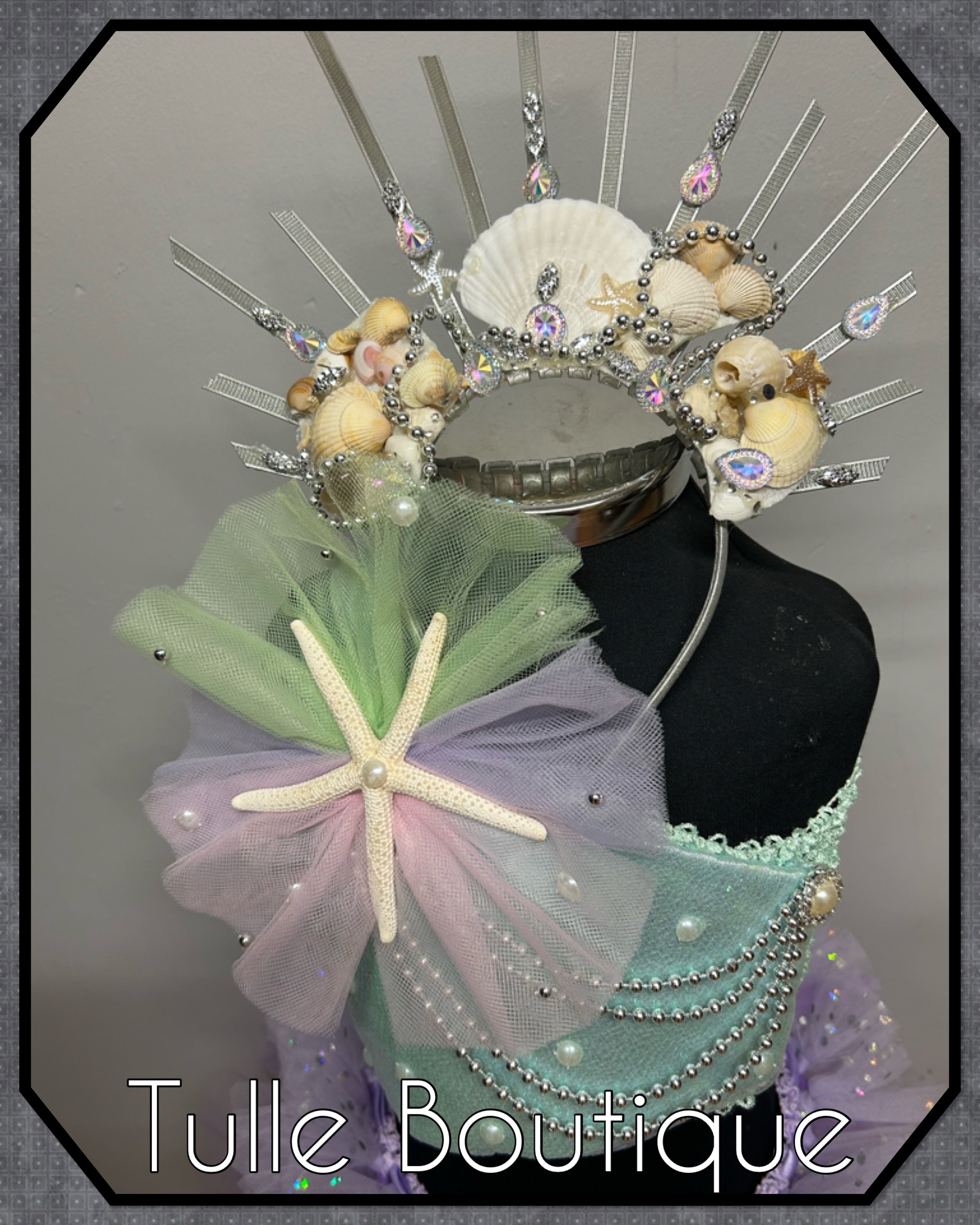 Girls toddlers Mermaid fishtail tutu dress, ballgown, fancy dress costume