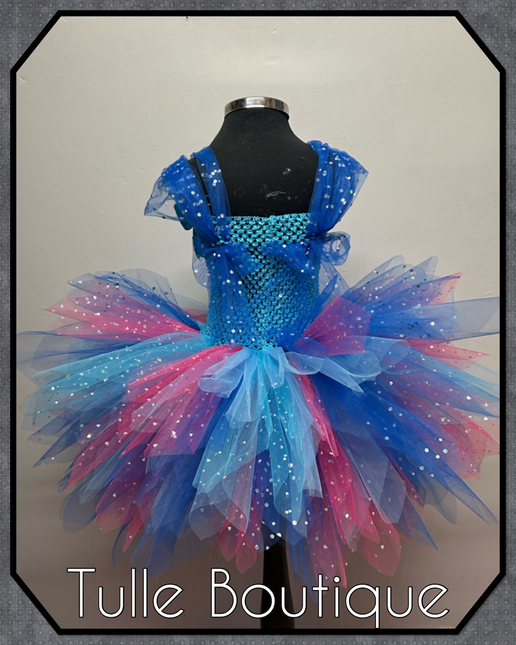 Girls toddlers Stitch and Angel tutu dress, ballgown, fancy dress costume