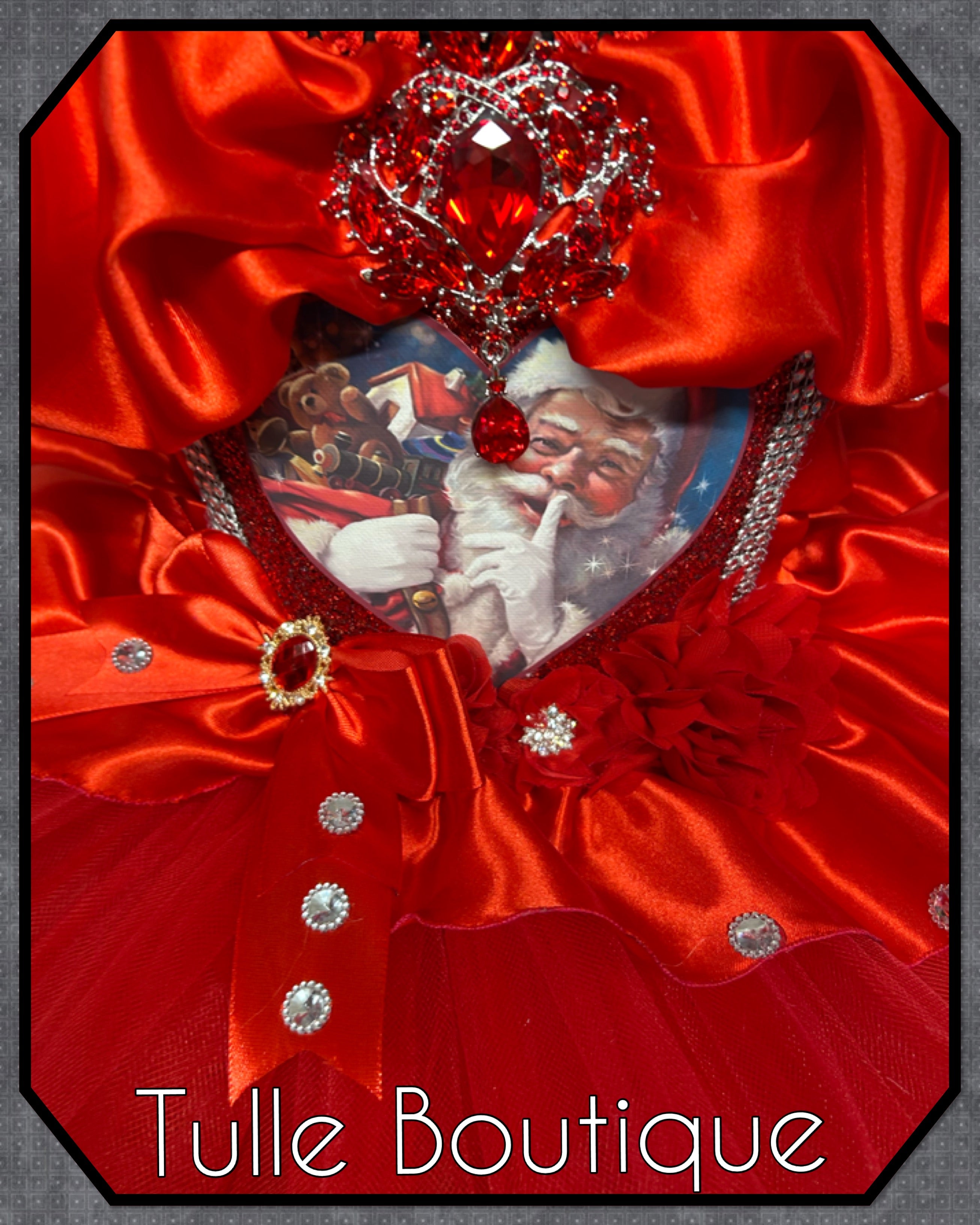 Girls toddlers Vintage Santa tutu dress,ballgown, fancy dress costume