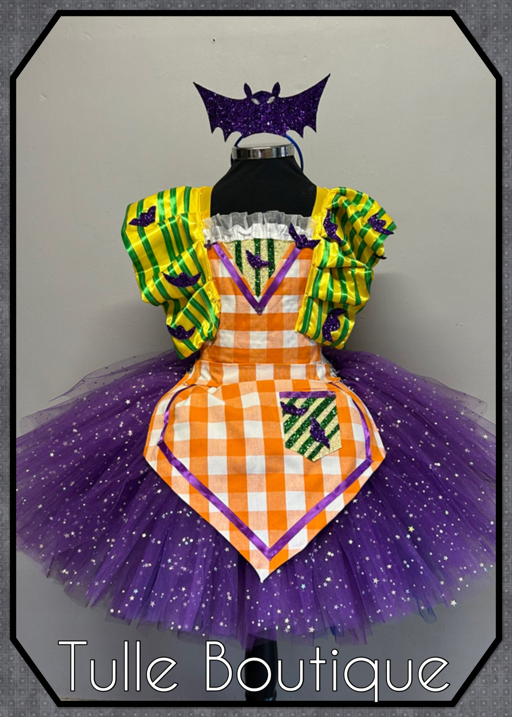 Girls toddlers Disneys cast member Halloween tutu dress, ballgown, killer doll fancy dress costume