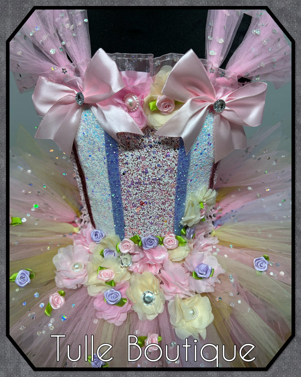 Girls toddlers Lila fairy tutu dress pinks and nude, ballgown, fancy dress costume