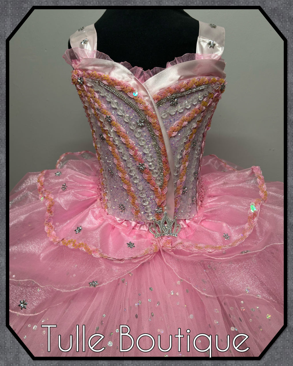 Girls toddlers Glinda Wicked Princess pink tutu dress, birthday ballgown, Good witch fancy dress costume