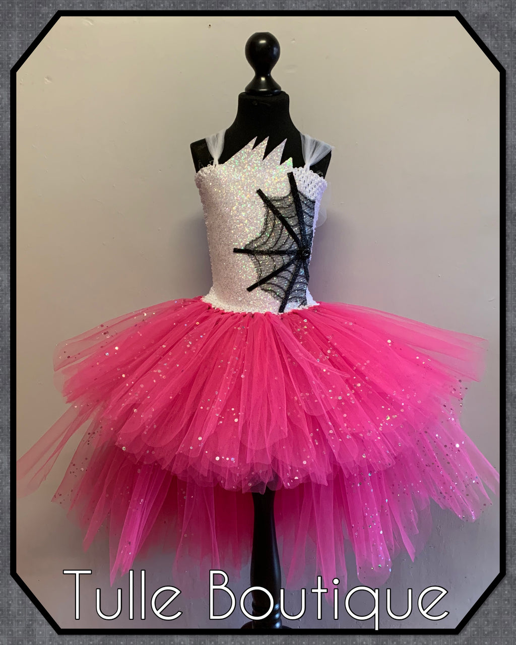 Girls toddlers Monster high Kitty Noir tutu birthday party dress,ballgown, fancy dress costume