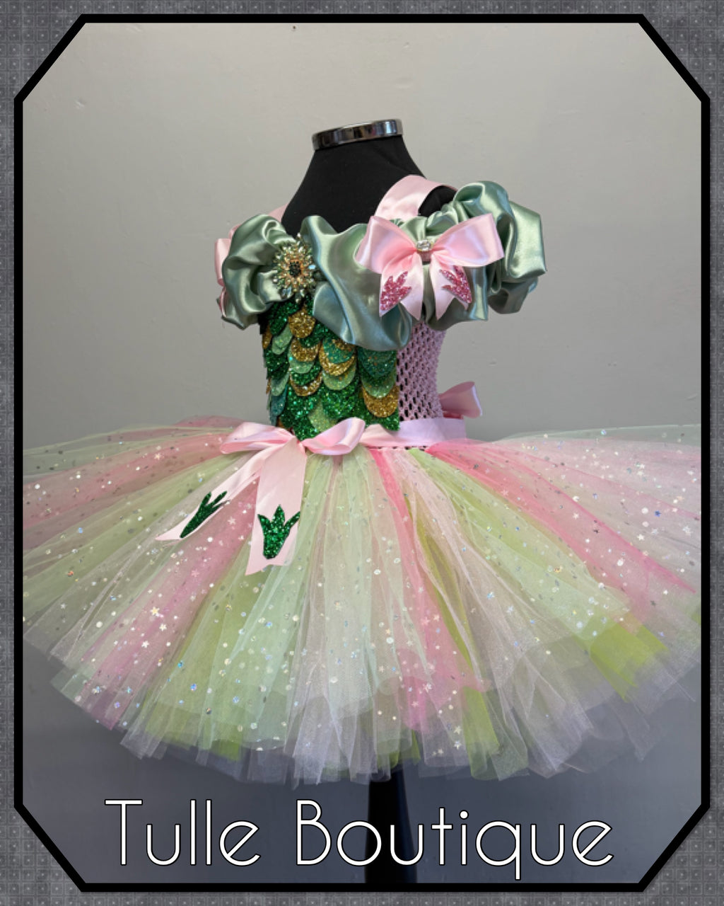 Girls toddlers Dinosaur tutu dress, ballgown, fancy dress costume