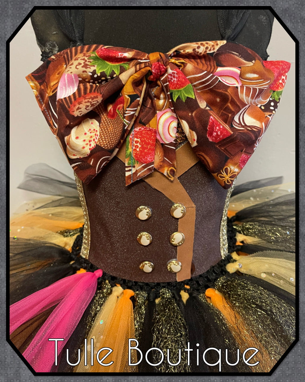 Girls toddlers Mad Hatter tutu dress, ballgown, Alice in wonderland fancy dress costume