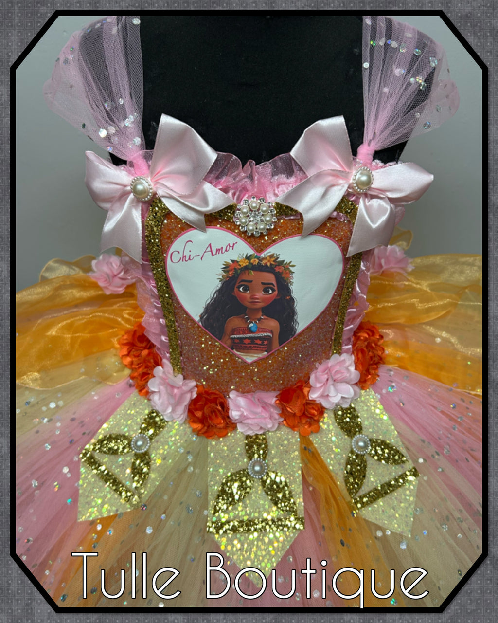 Girls toddlers Princess Moana tutu dress, ballgown,fancy dress costume