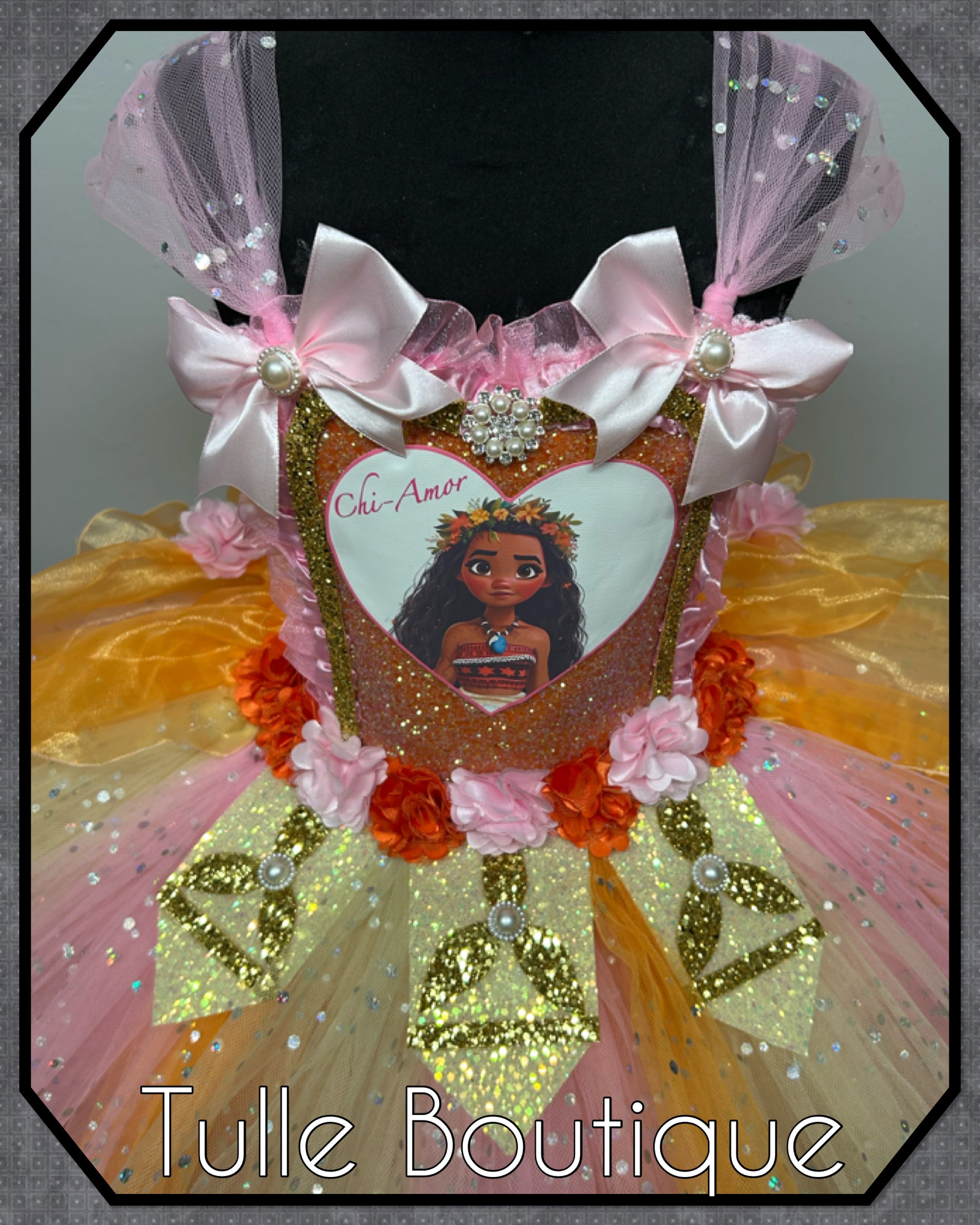 Girls toddlers Princess Moana tutu dress, ballgown,fancy dress costume