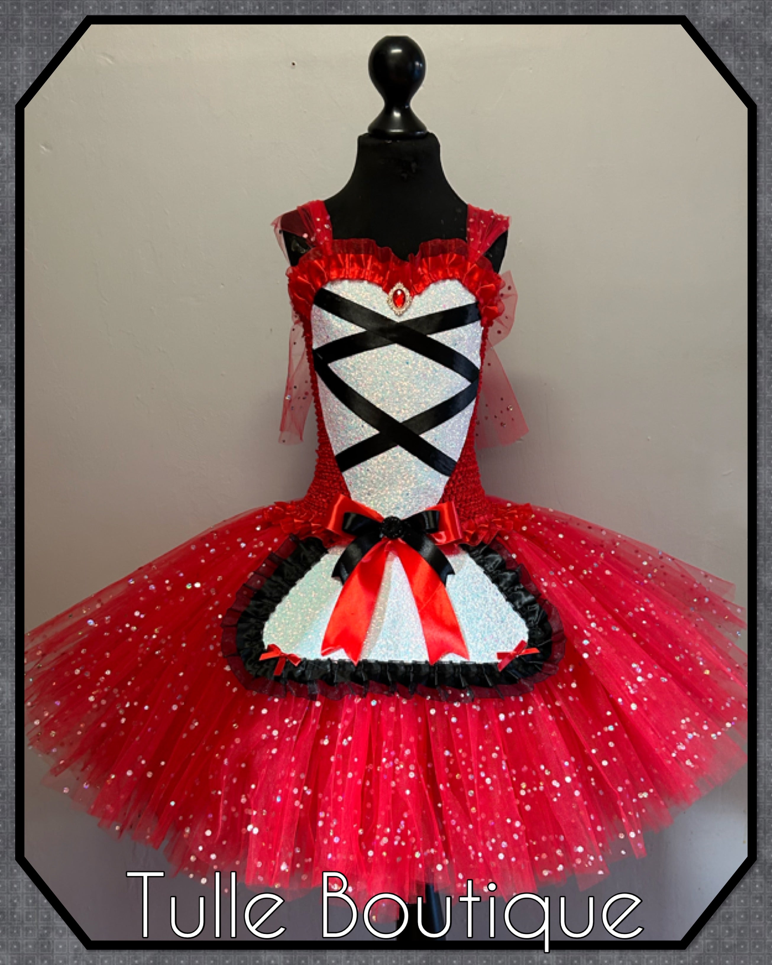 Girls toddlers Little Red Riding Hood tutu dress, ballgown, fancy dress book day costume