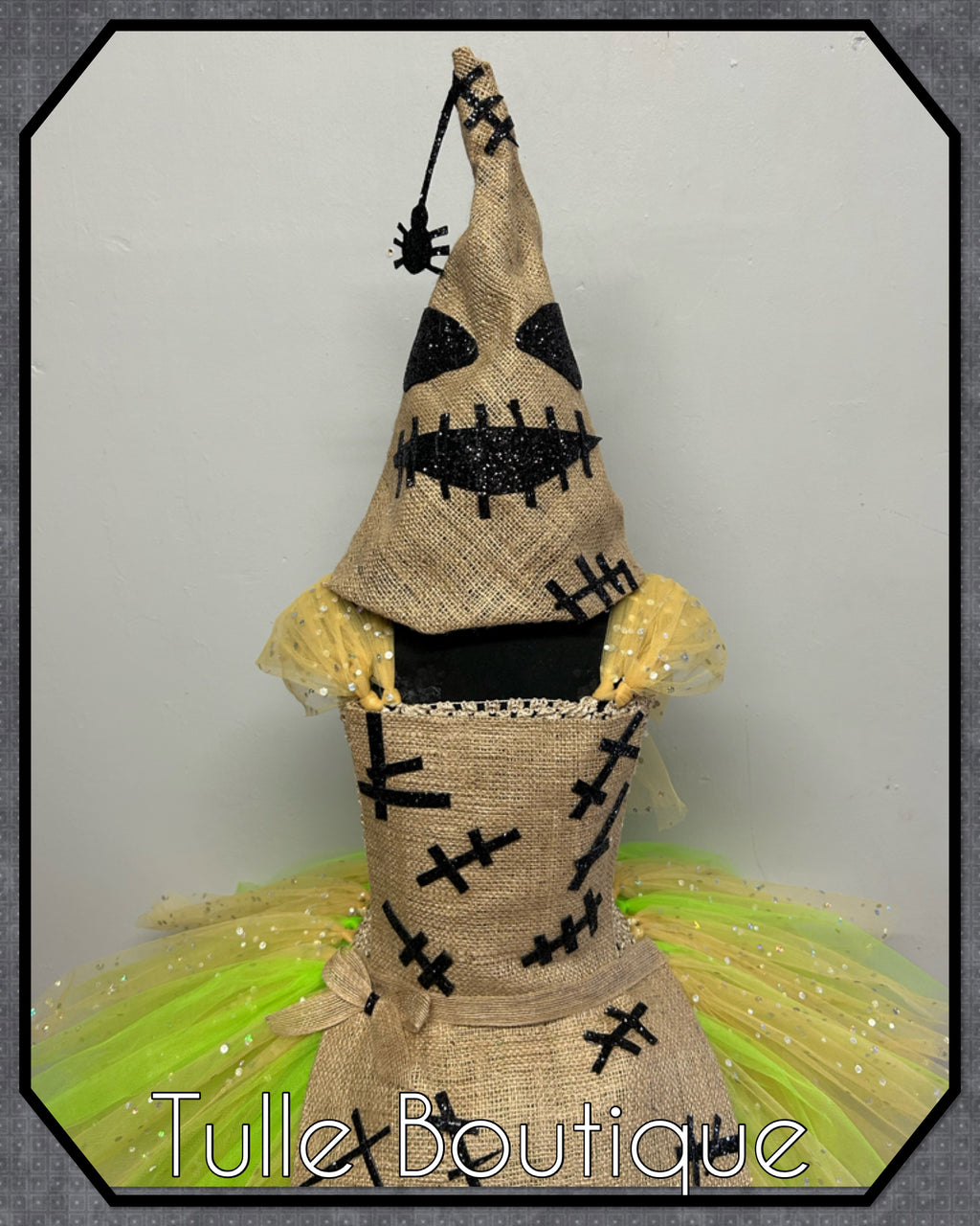 Girls toddlers Oogie Boogie ballgown, nightmare before Christmas Halloween fancy dress costume