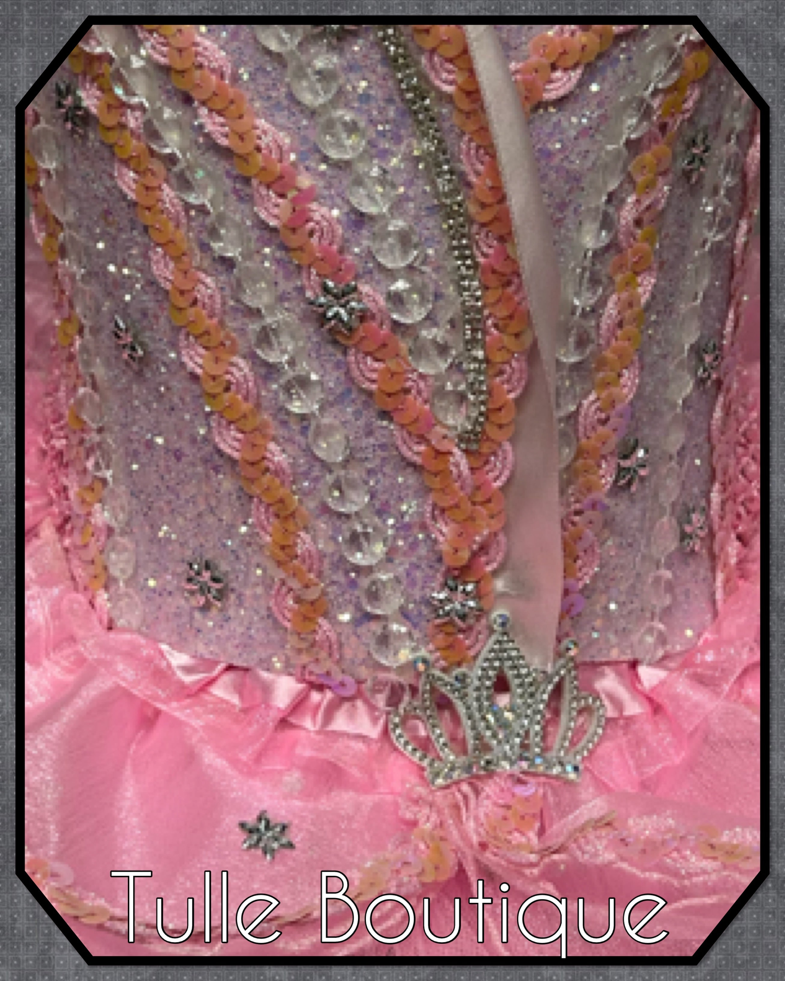 Girls toddlers Glinda Wicked Princess pink tutu dress, birthday ballgown, Good witch fancy dress costume