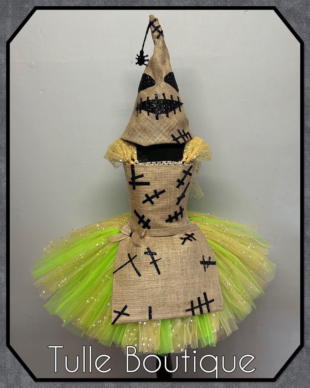 Girls toddlers Oogie Boogie ballgown, nightmare before Christmas Halloween fancy dress costume
