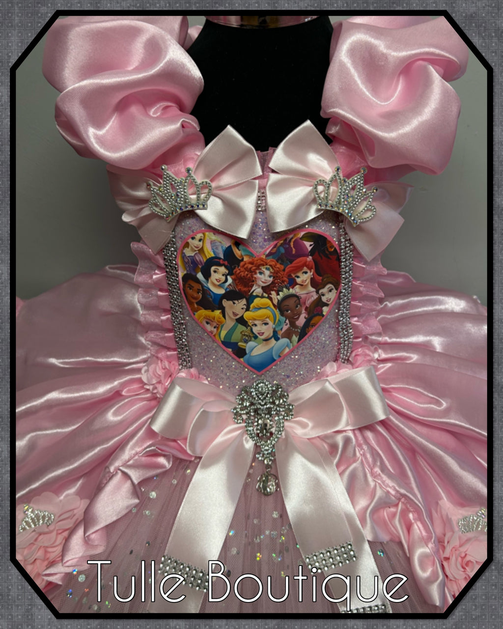 Girls toddlers pink Disney Princess tutu dress, ballgown, fancy dress costume