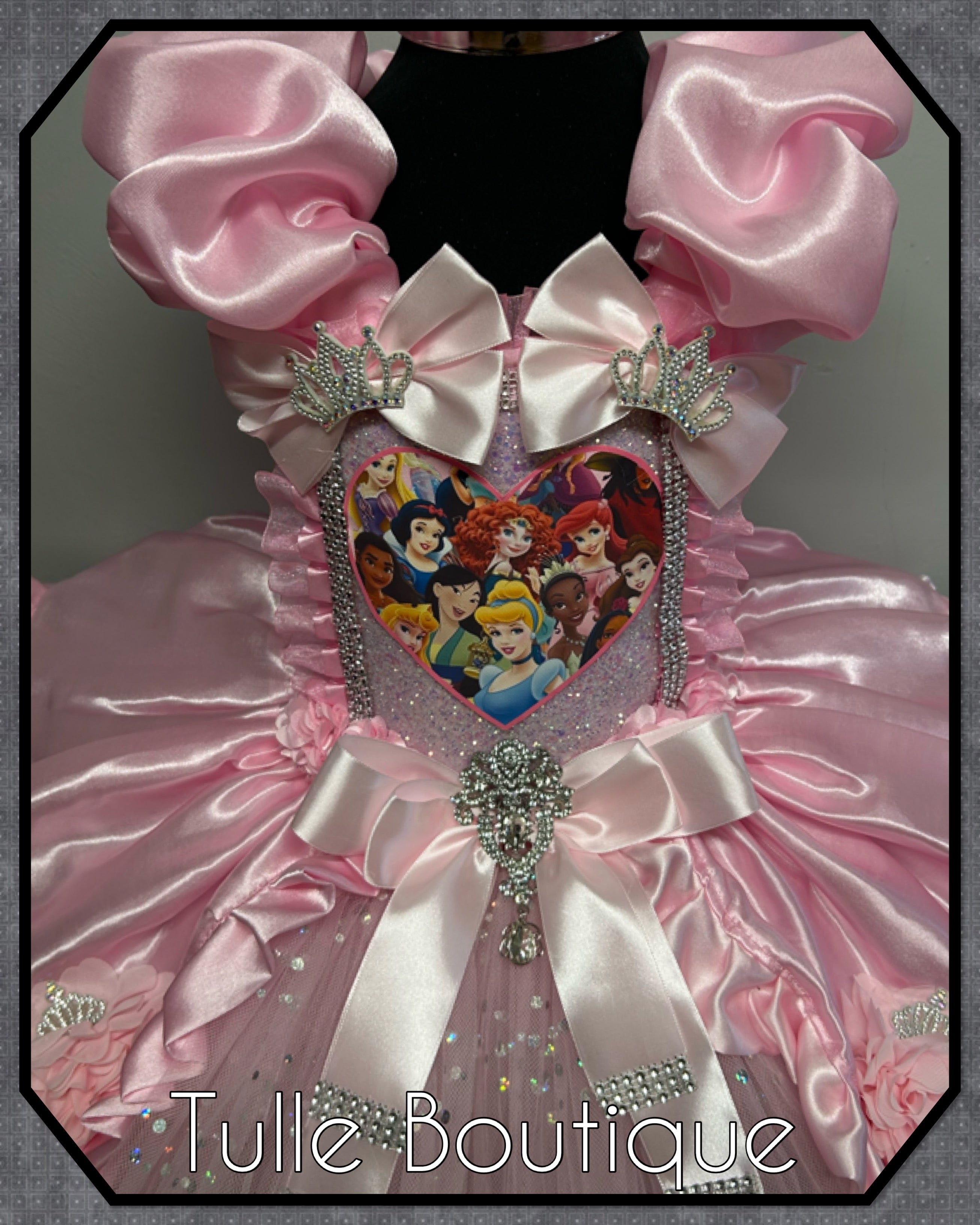 Girls toddlers pink Disney Princess tutu dress, ballgown, fancy dress costume