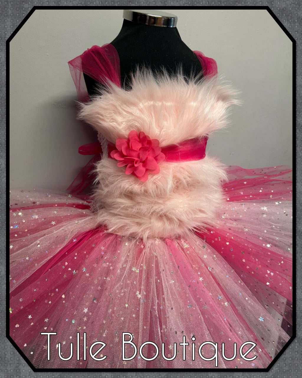 Girls toddlers Pink Panther tutu dress, ballgown, fancy dress costume