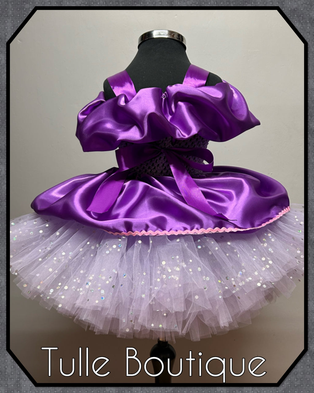 Girls toddlers Princess Rapunzel Tangled tutu birthday party dress,ballgown, fancy dress costume