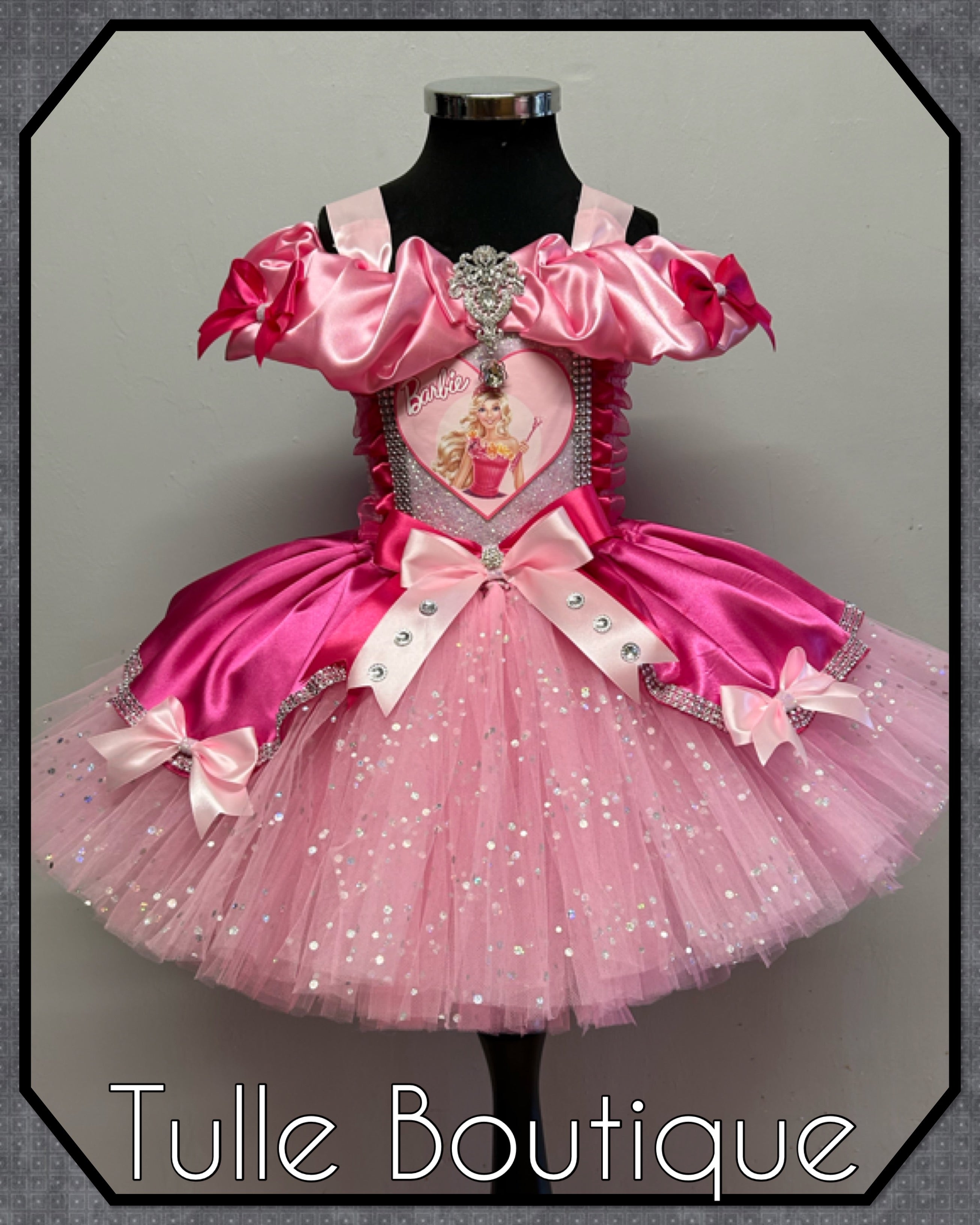 barbie tutu dress for birthday Barbie Custom Birthday Tutu Dress