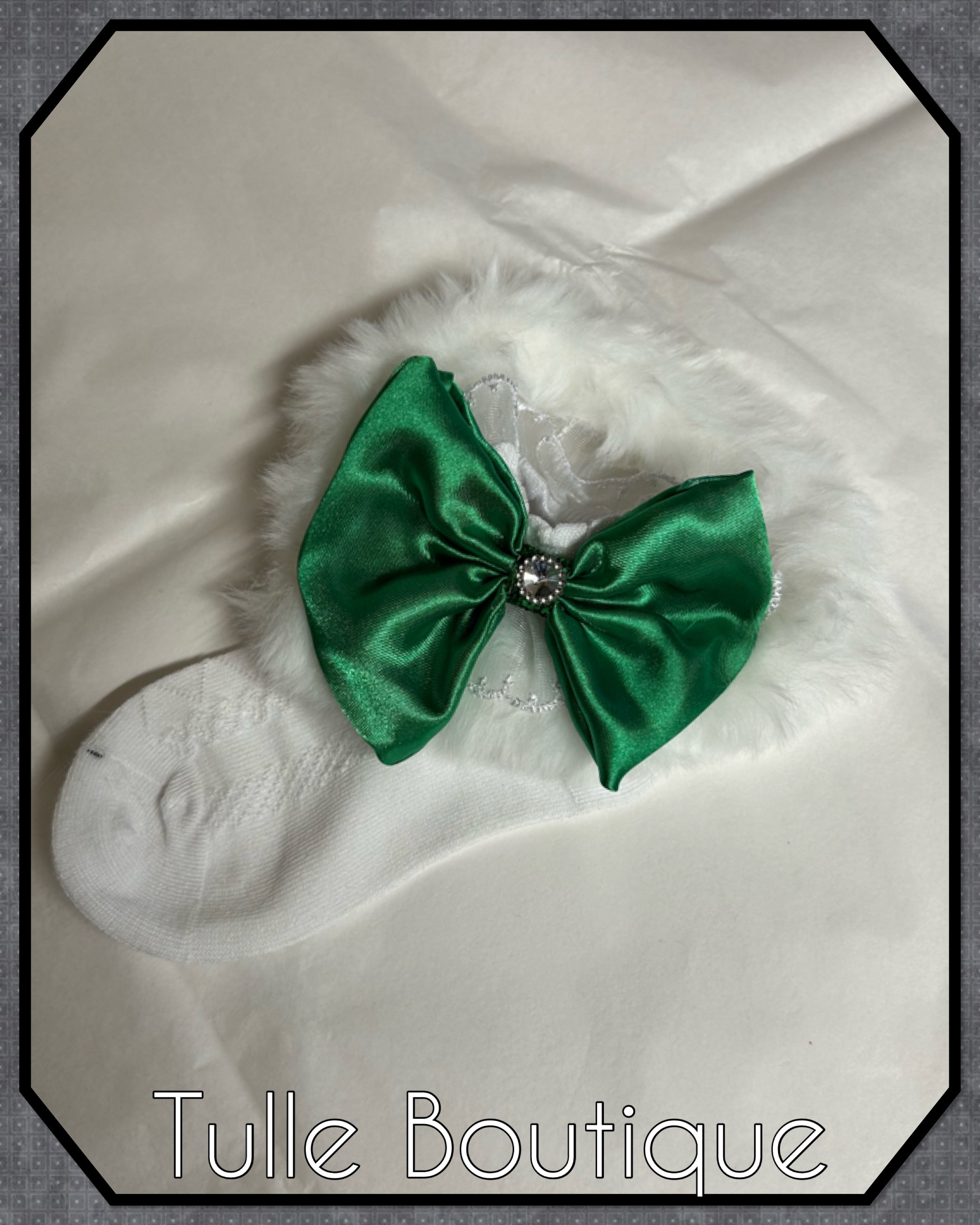 Girls toddlers Emerald Green Vintage Santa tutu dress,ballgown, fancy dress costume