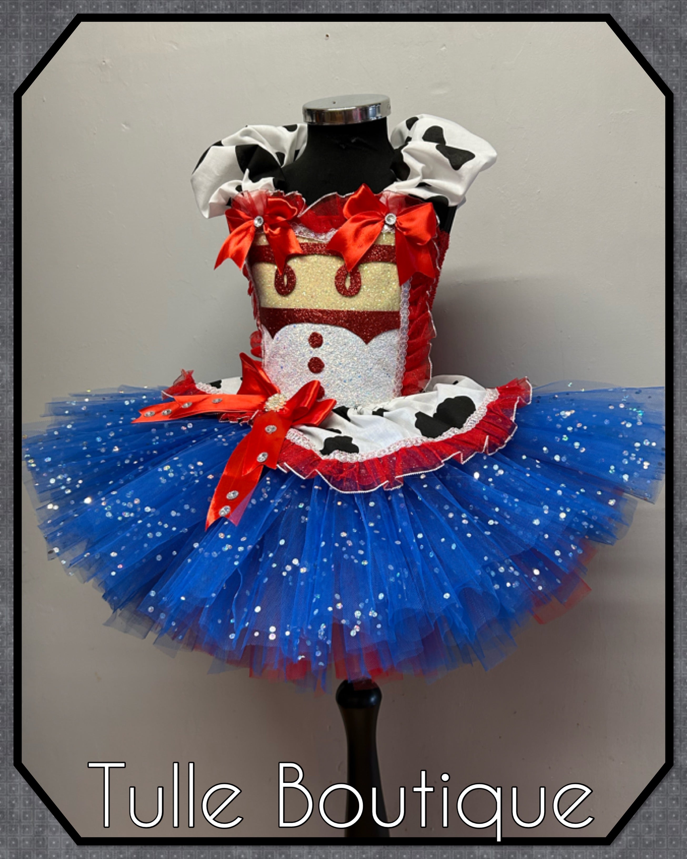 Girls toddlers Toy Story Jessie cowgirl tutu dress, ballgown, fancy dress costume
