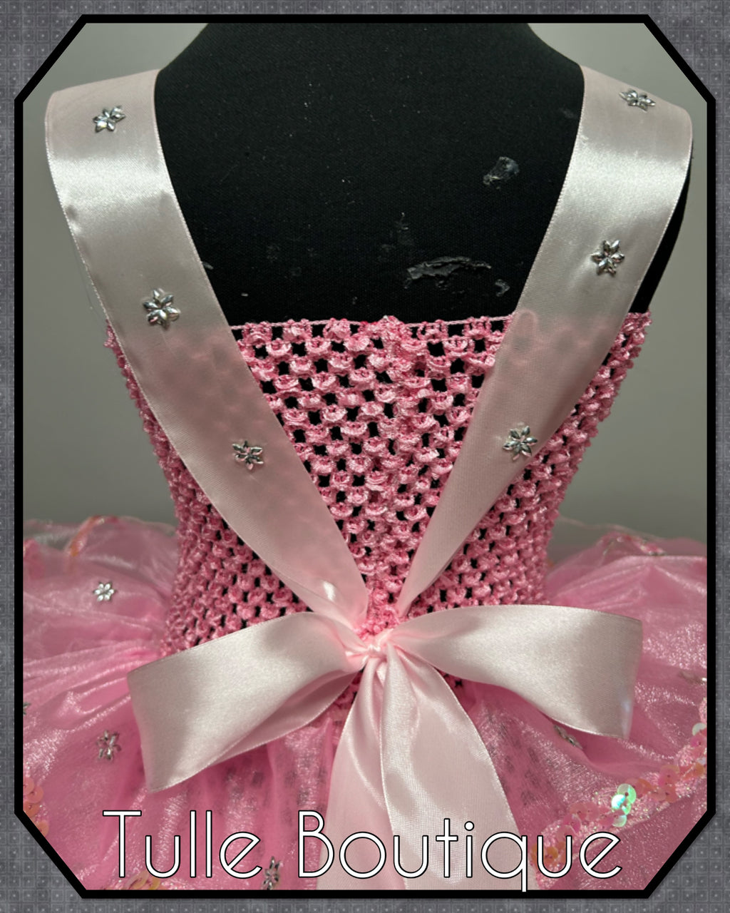 Girls toddlers Glinda Wicked Princess pink tutu dress, birthday ballgown, Good witch fancy dress costume