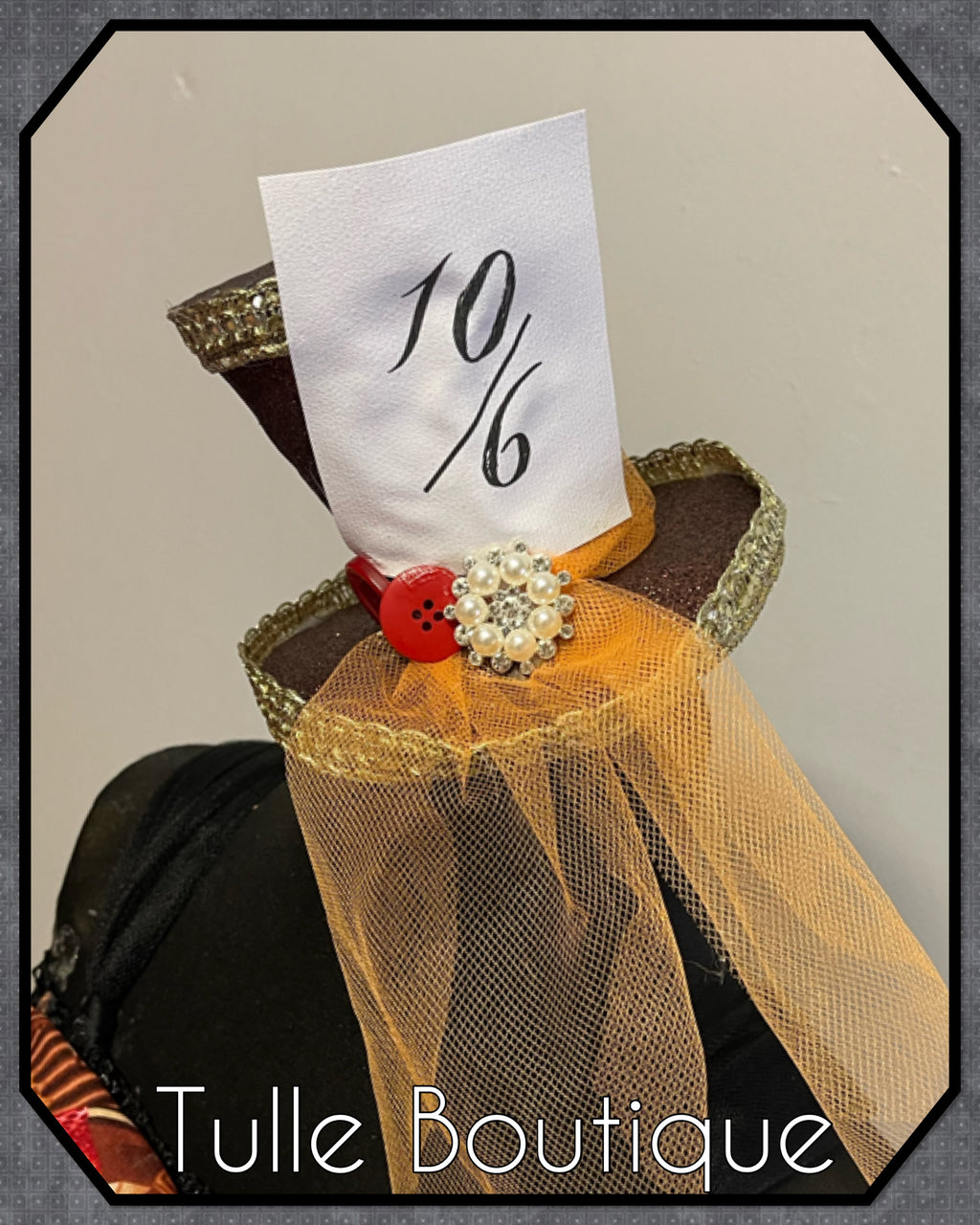 Girls toddlers Mad Hatter tutu dress, ballgown, Alice in wonderland fancy dress costume