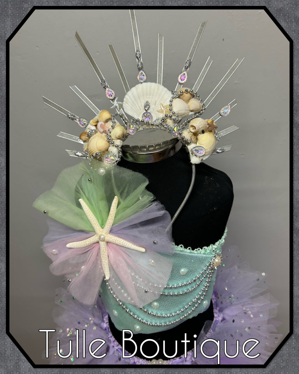 Girls toddlers Mermaid fishtail tutu dress, ballgown, fancy dress costume