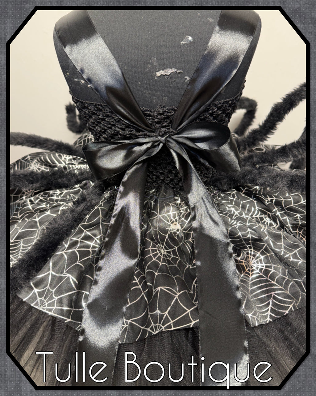 Girls toddlers Sparkly glitter Spider Halloween tutu dress, ballgown, Spider fancy dress costume