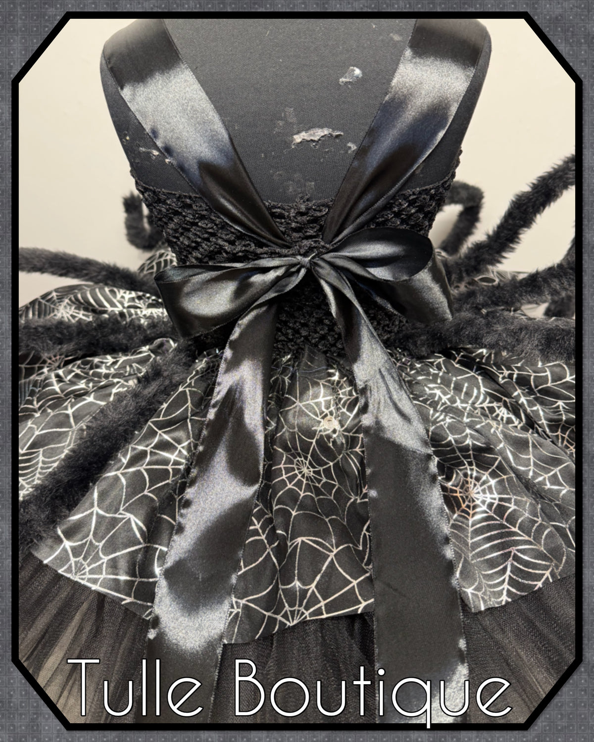 Girls toddlers Sparkly glitter Spider Halloween tutu dress, ballgown, Spider fancy dress costume