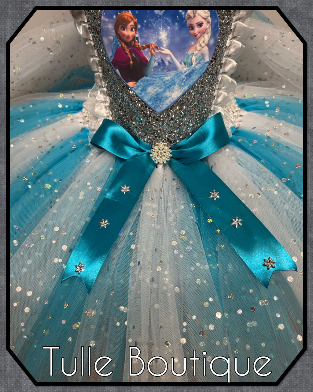 Girls toddlers Princess Elsa and Anna tutu dress, ballgown,Frozen fancy dress costume