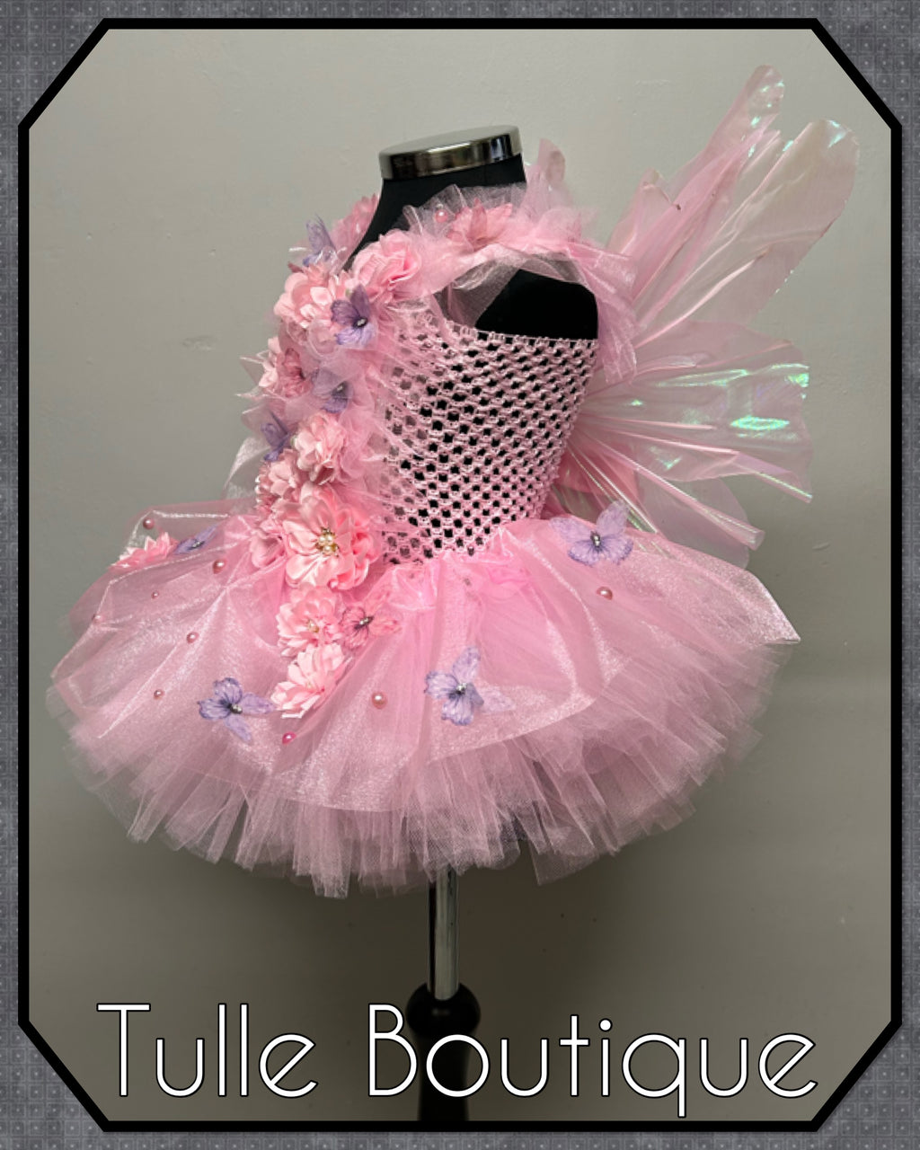 Girls toddlers Lena enchanted pink fairy tutu dress, ballgown, fancy dress costume