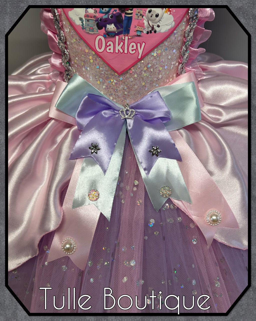 Girls toddlers Gabby’s Doll’s House princess tutu dress,ballgown, fancy dress costume