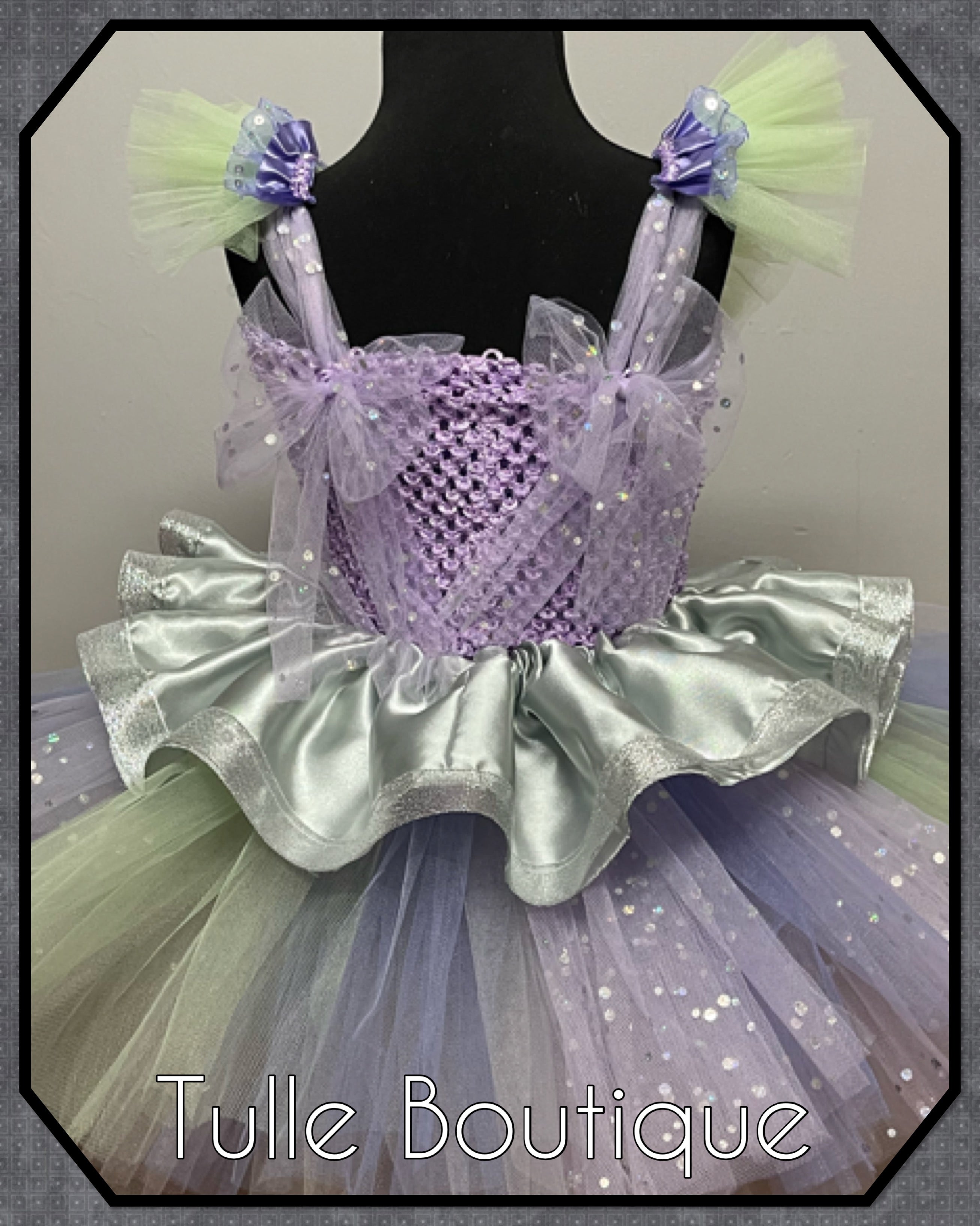 Girls Alien space tutu dress, birthday ballgown, fancy dress costume