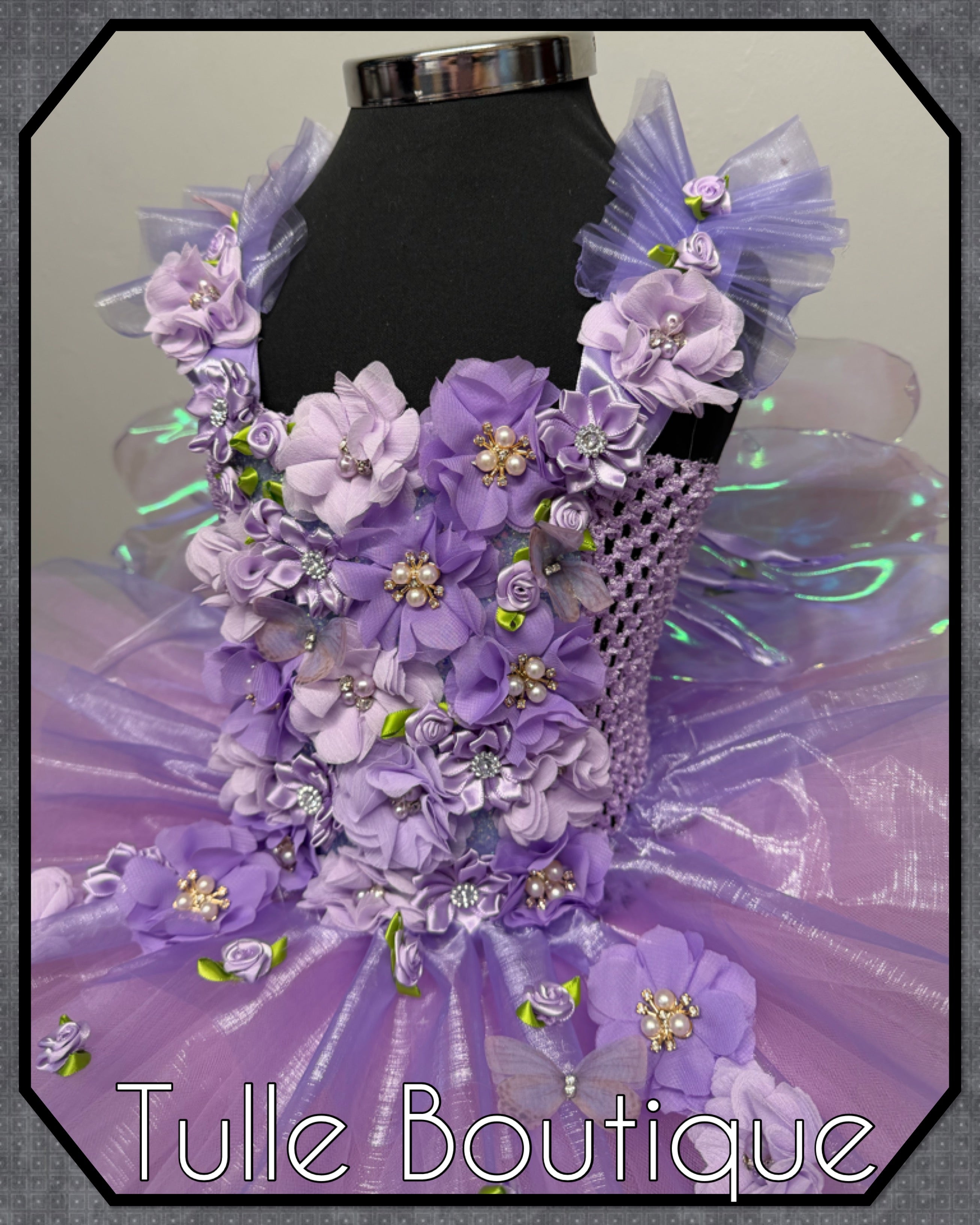 Girls toddlers Lena enchanted lilac fairy tutu dress, ballgown, fancy dress costume
