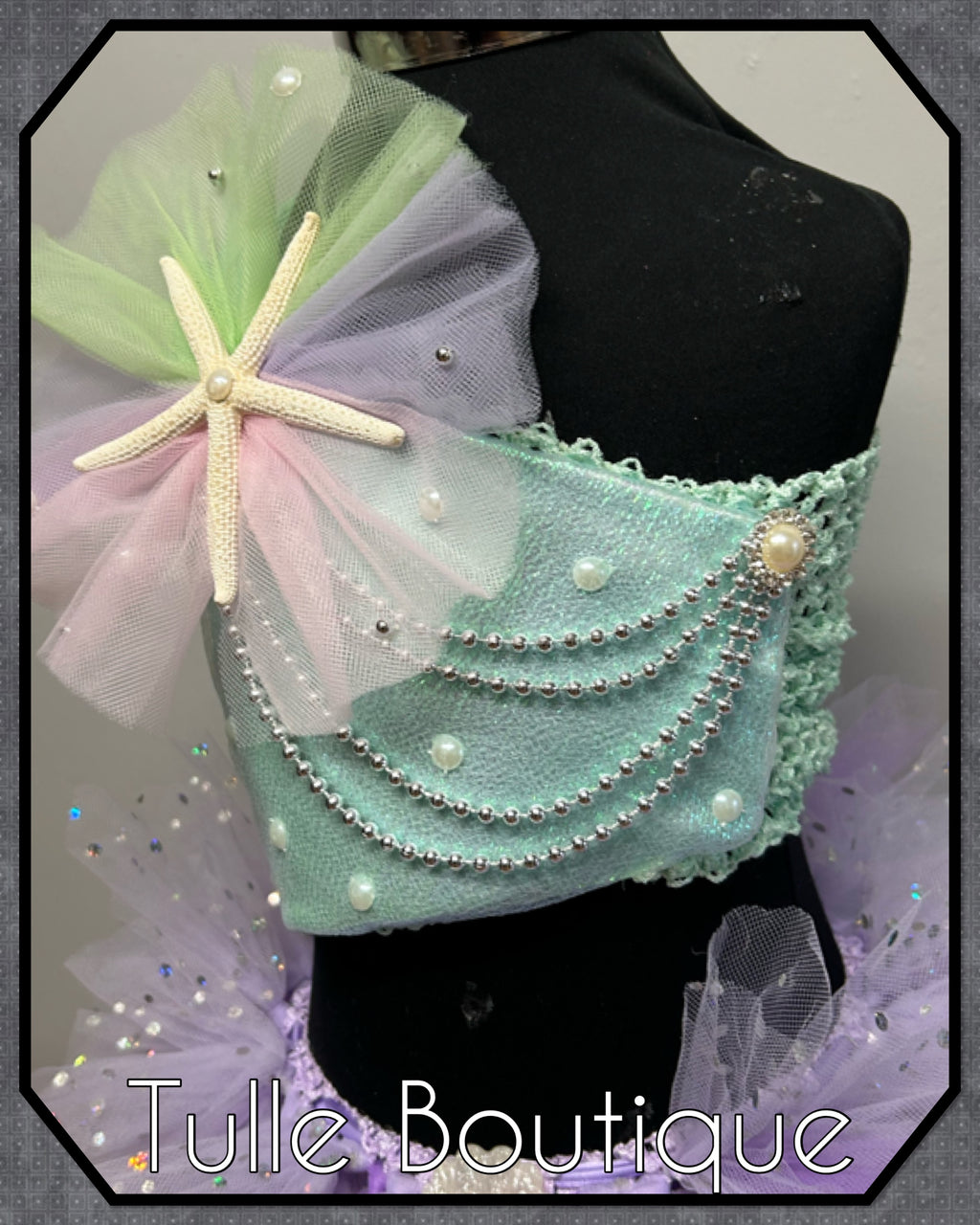 Girls toddlers Mermaid fishtail tutu dress, ballgown, fancy dress costume