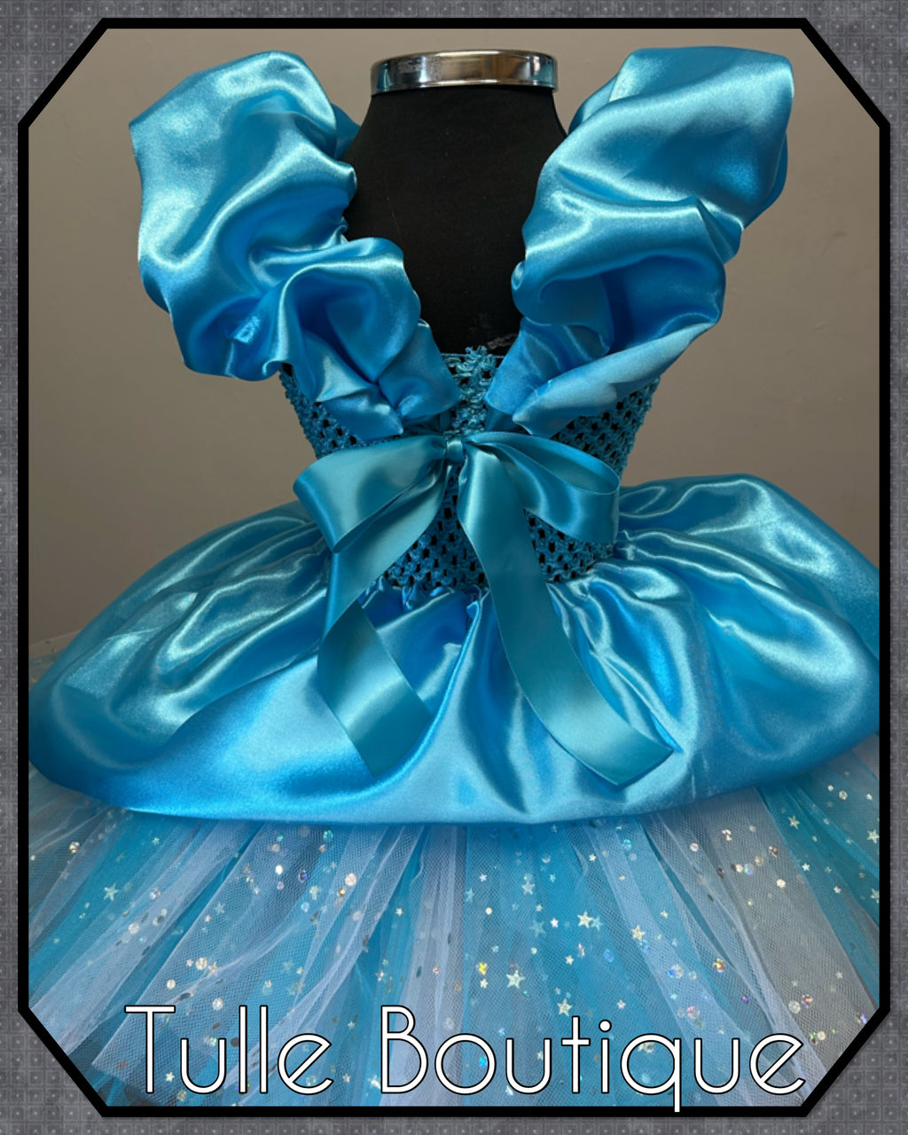 Girls toddlers Princess Elsa satin tutu dress, frozen ballgown, fancy dress costume
