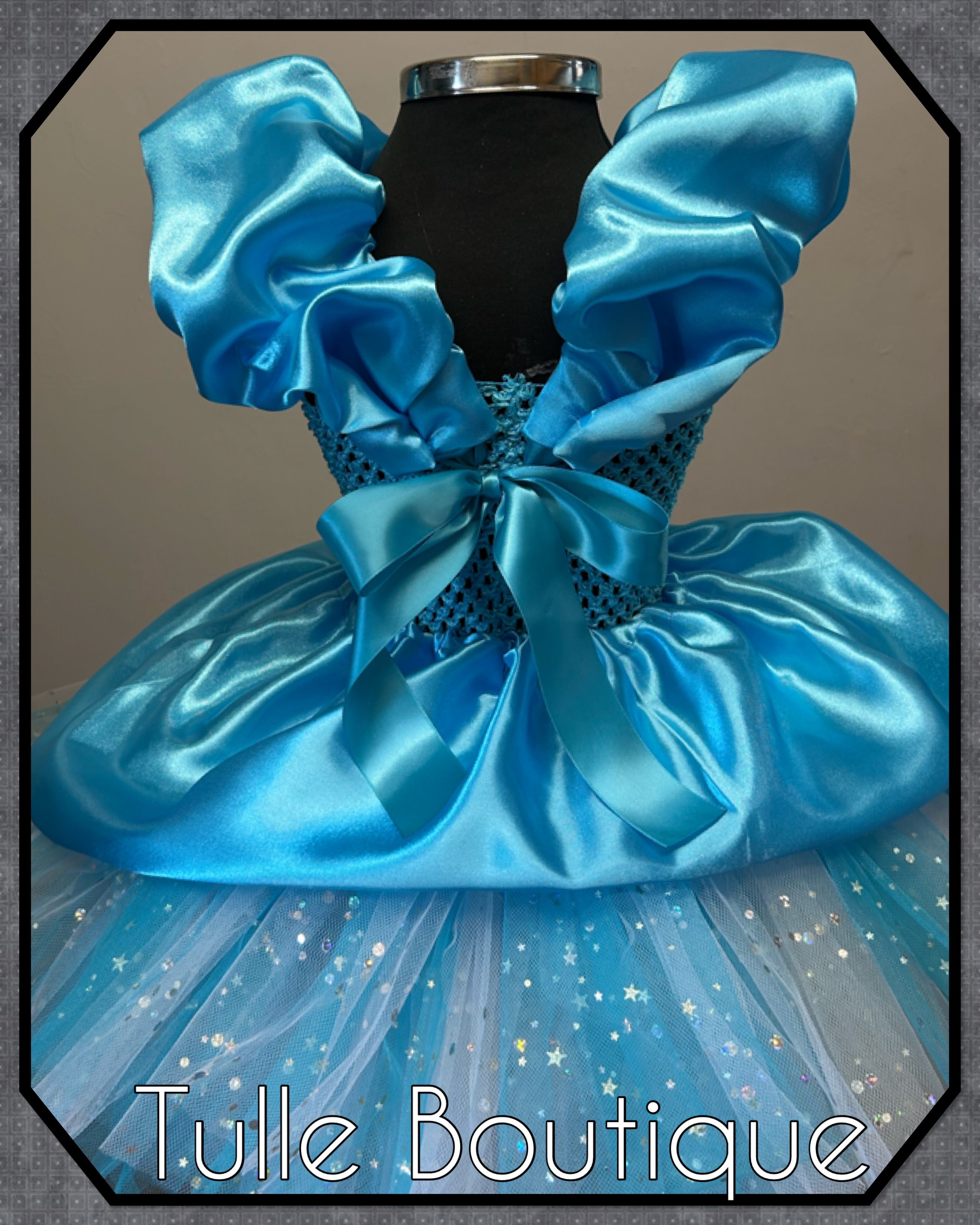 Girls toddlers Princess Elsa satin tutu dress, frozen ballgown, fancy dress costume