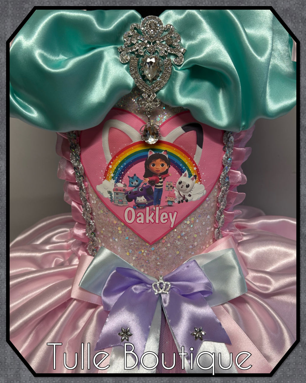 Girls toddlers Gabby’s Doll’s House princess tutu dress,ballgown, fancy dress costume
