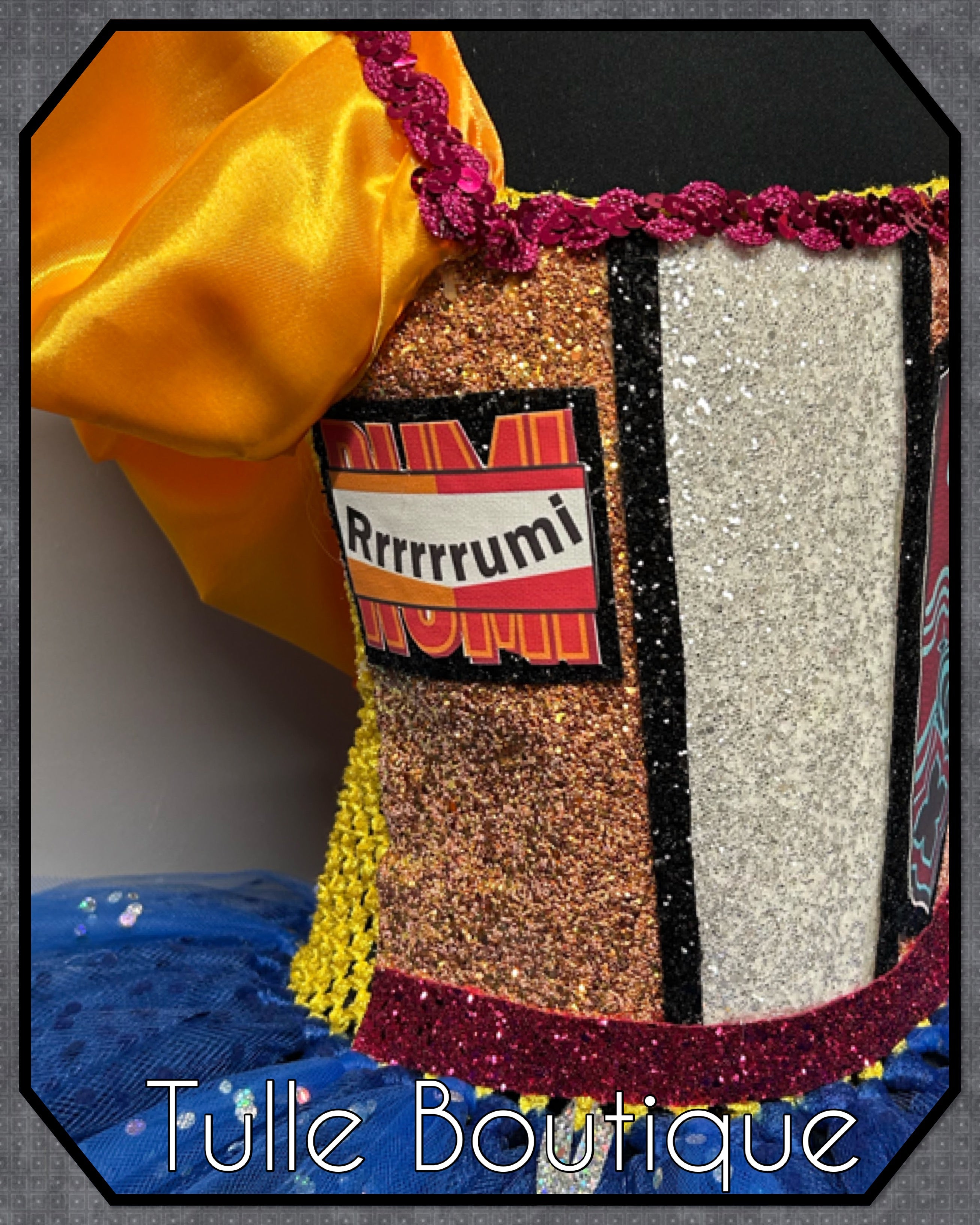 Girls toddlers K-pop Demon hunters Rumi tutu dress, ballgown, fancy dress costume