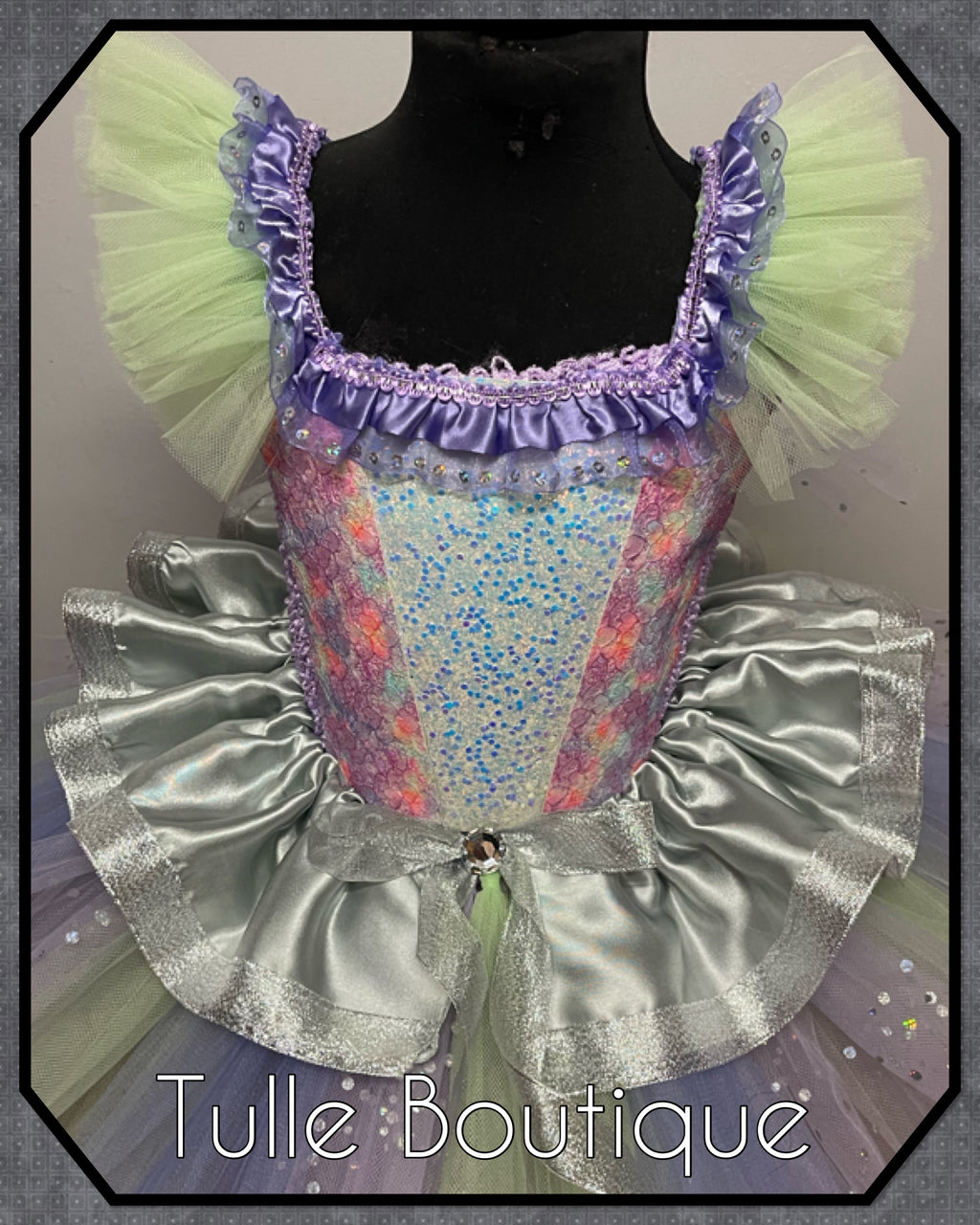 Girls Alien space tutu dress, birthday ballgown, fancy dress costume