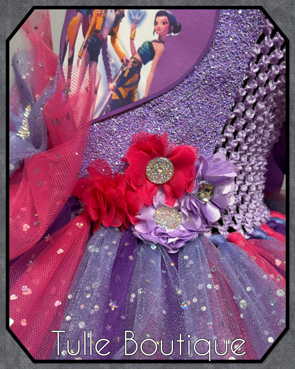 Girls toddlers Princess tutu dress, ballgown, Kpop Demon Hunters fancy dress costume